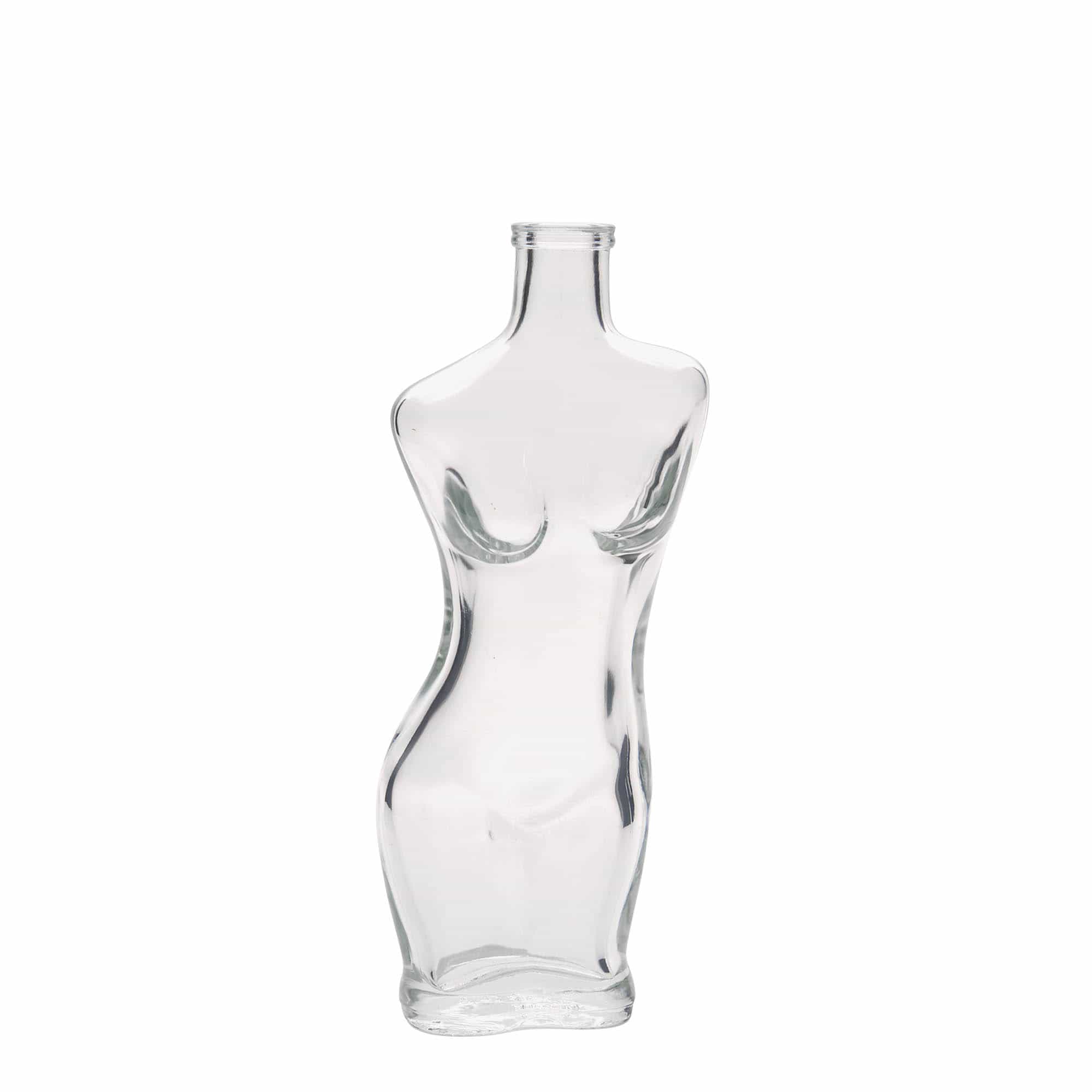 Glazen fles 'Eva', 200 ml, monding: kurk Glazen fles 'Eva', 200 ml, monding: kurk