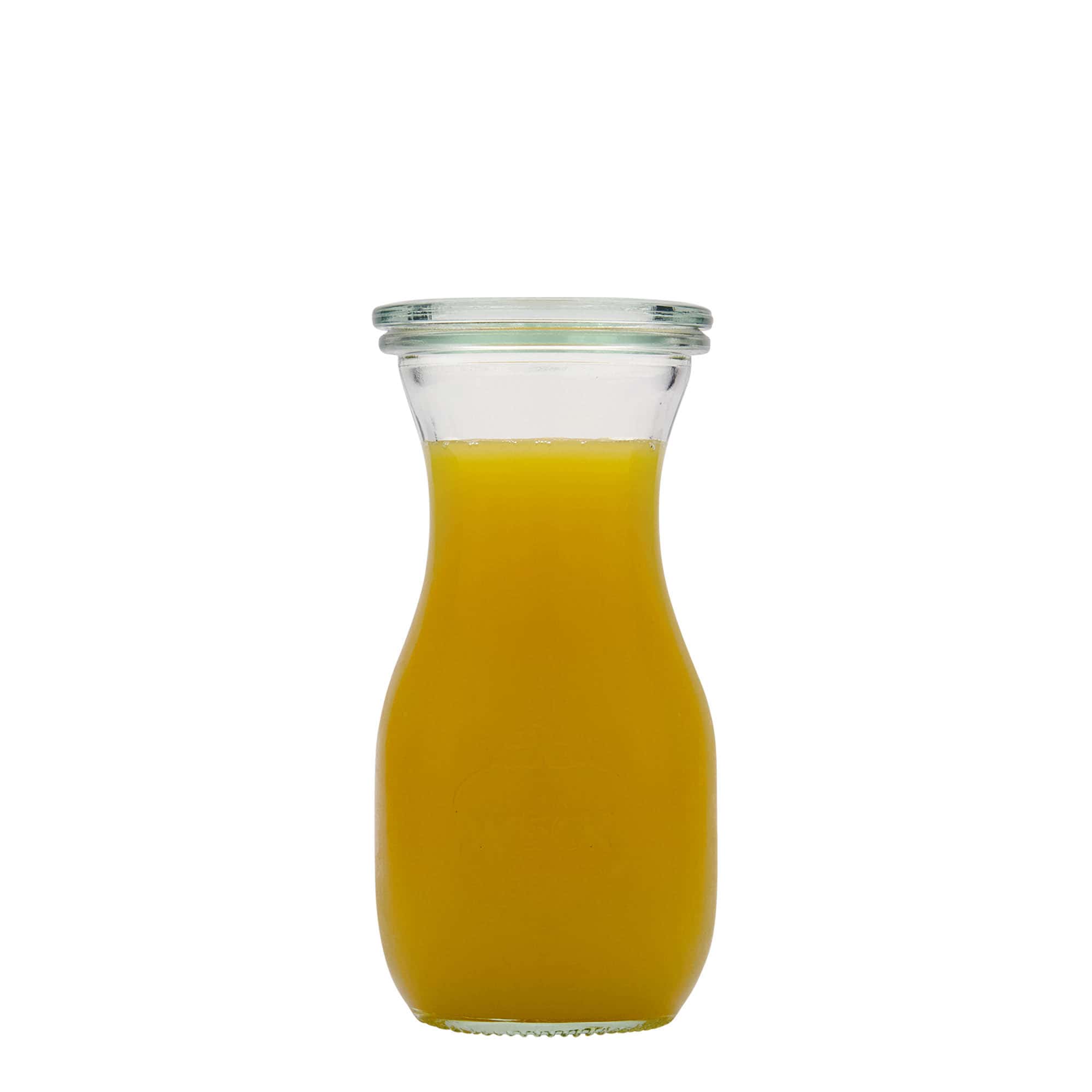 Bouteille de jus de fruit WECK 250 ml, bouchage: bords arrondis