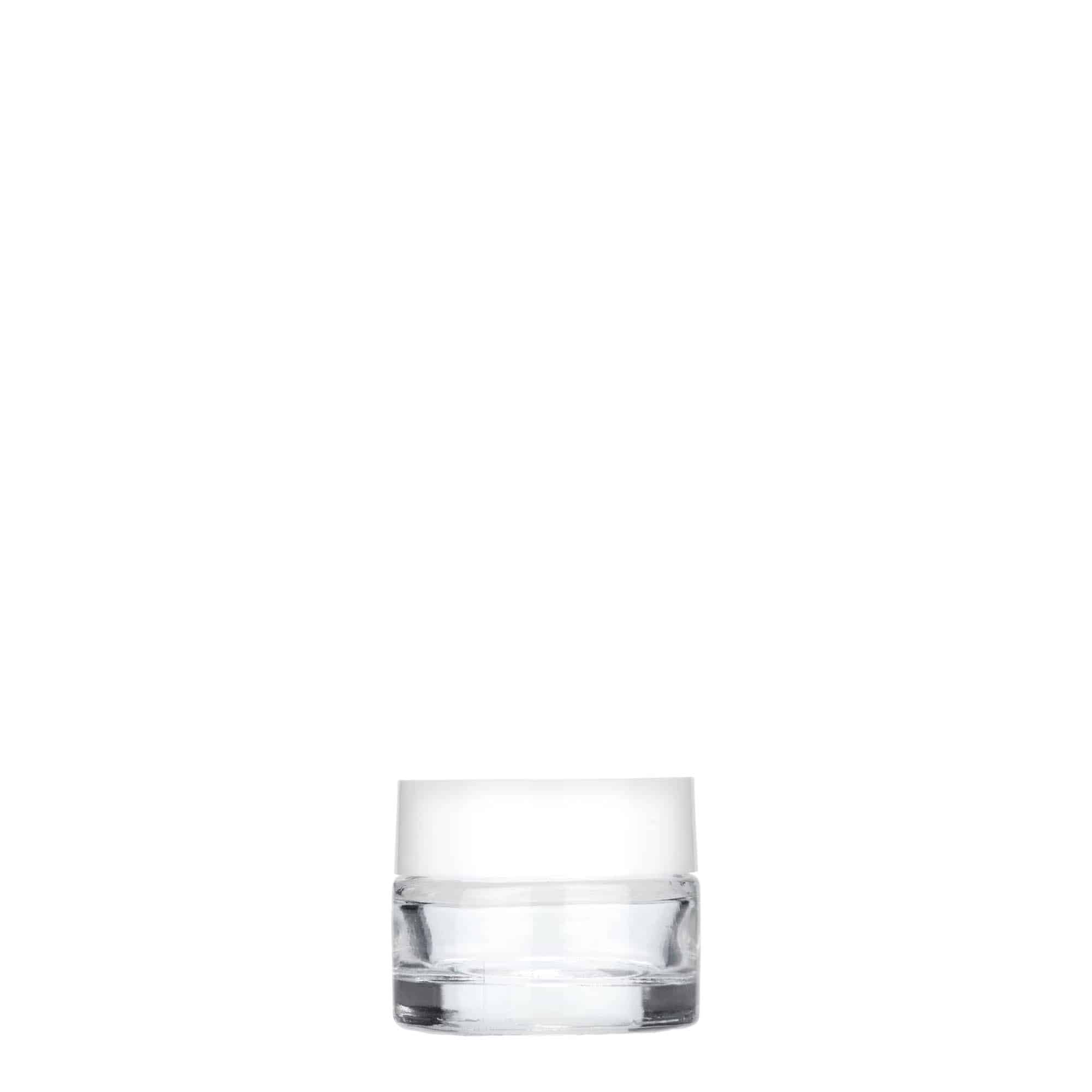 Pot 5 ml 'Beauty', verre, bouchage: Bougage à vis
