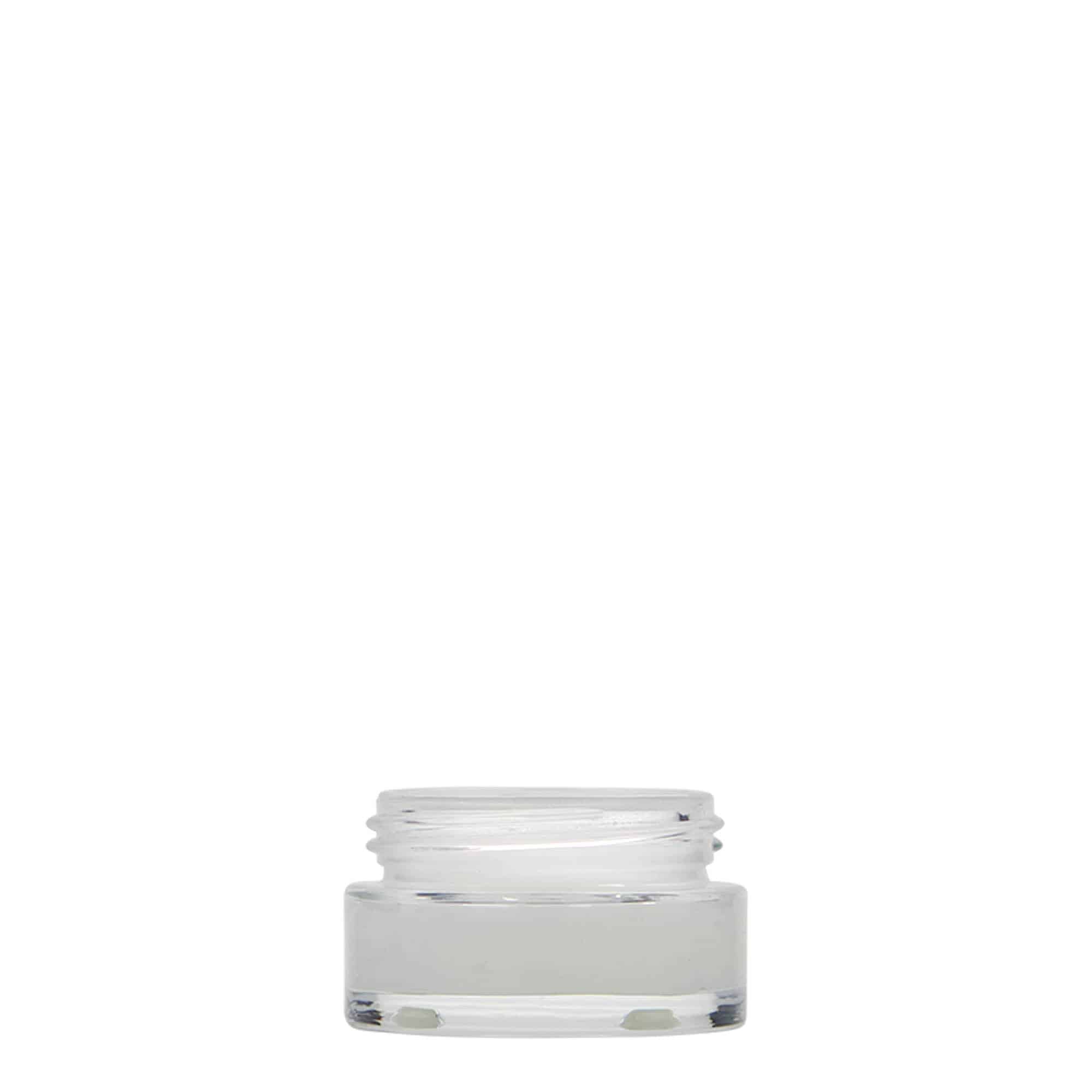 Potje 'Clear Edition', 15 ml, glas, monding: schroefsluiting Potje 'Clear Edition', 15 ml, glas, monding: schroefsluiting