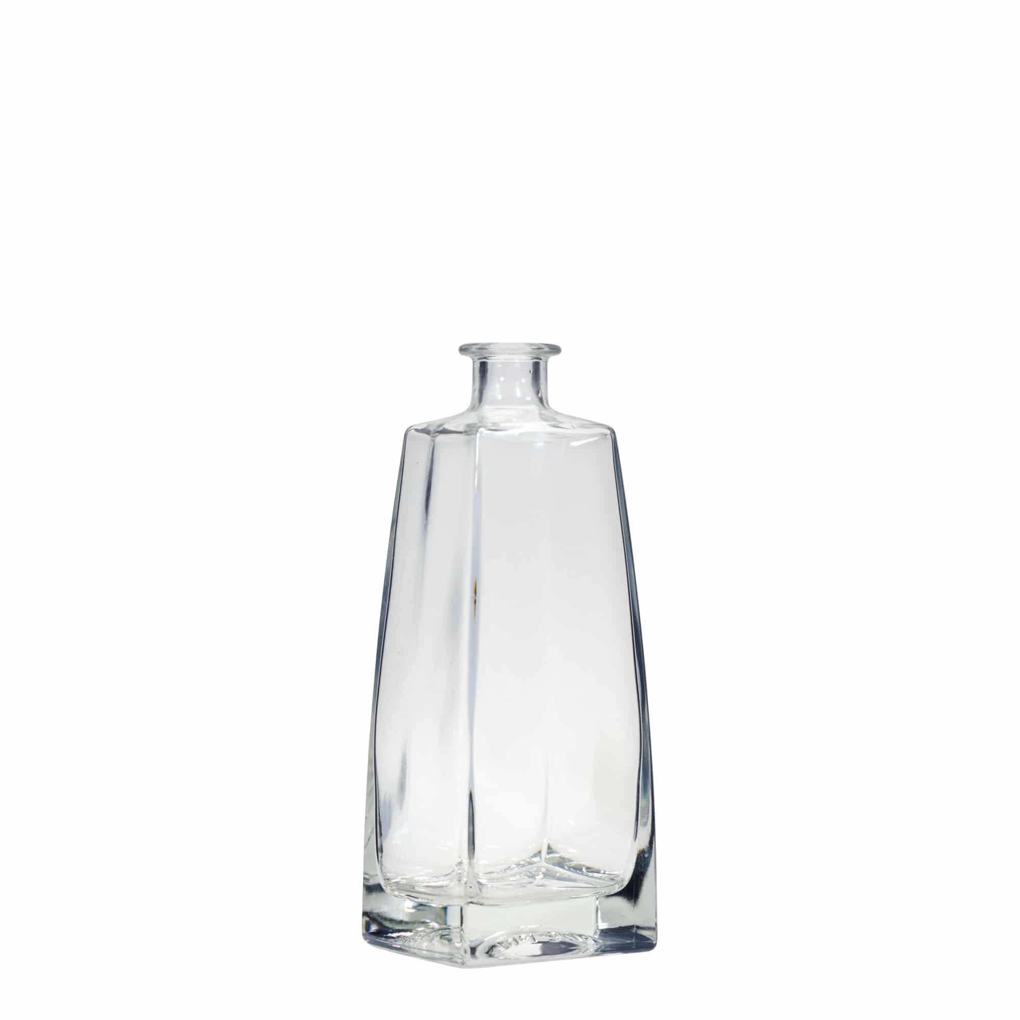 Bouteille en verre 700 ml 'Timmy', rectangulaire, bouchage: bouchon