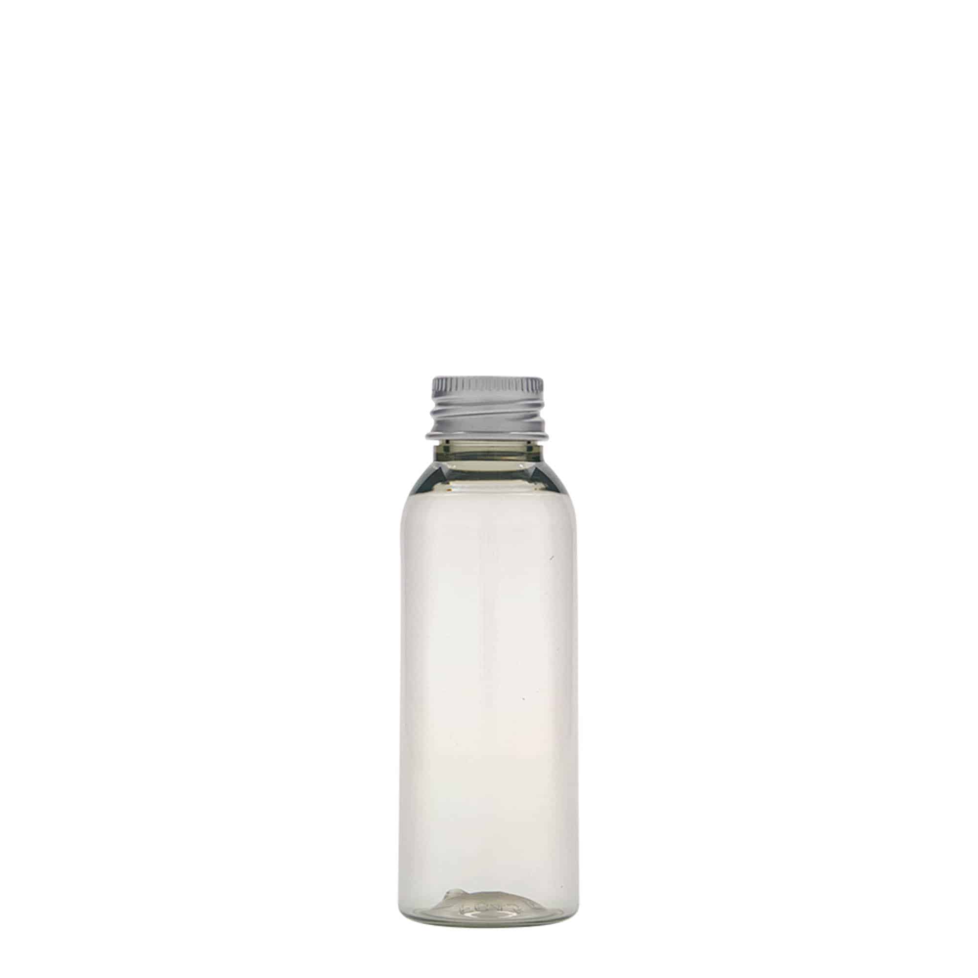 Bouteille en plastique recyclé 50 ml 'Pegasus', PCR, bouchage: 20/410