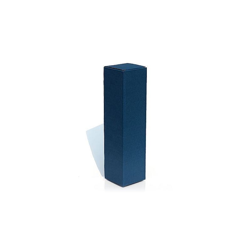 Carton cadeau « Vague », rectangulaire, carton, bleu