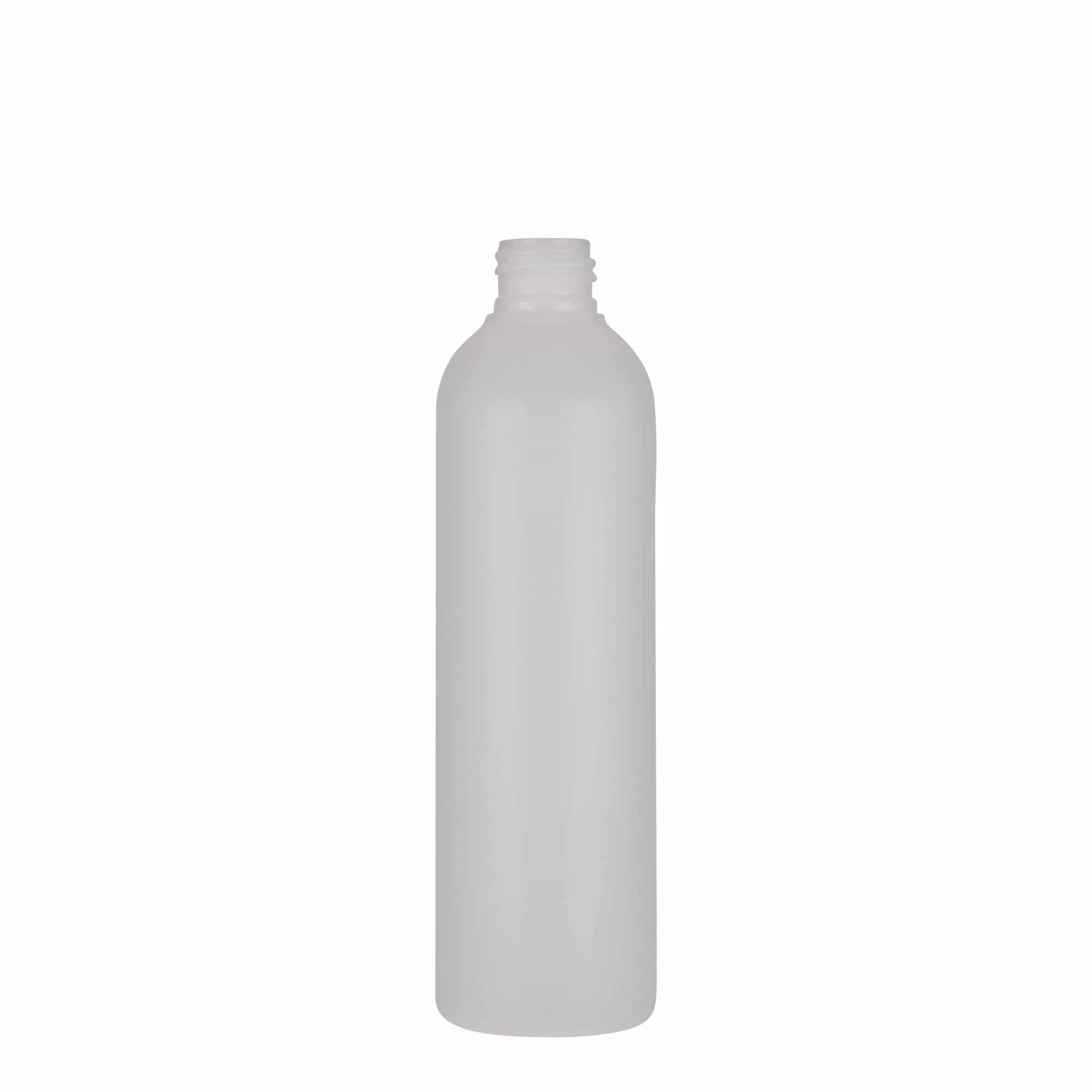 Bouteille en plastique 250 ml 'Tuffy', PEHD, nature, bouchage: 24/410 Bouteille en plastique 250 ml 'Tuffy', PEHD, nature, bouchage: 24/410