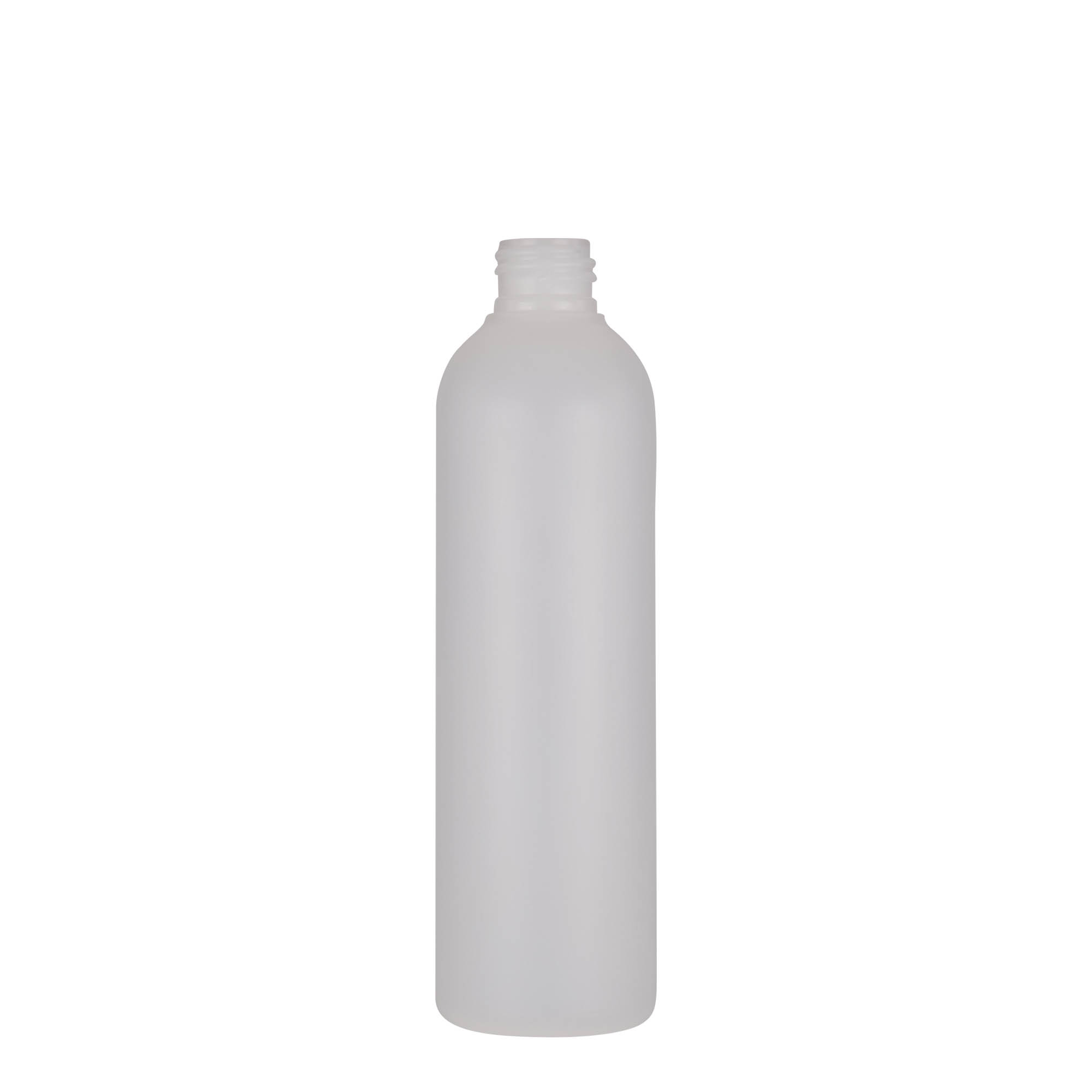 Plastic fles 'Tuffy', 250 ml, HDPE, naturel, monding: 24/410 Plastic fles 'Tuffy', 250 ml, HDPE, naturel, monding: 24/410