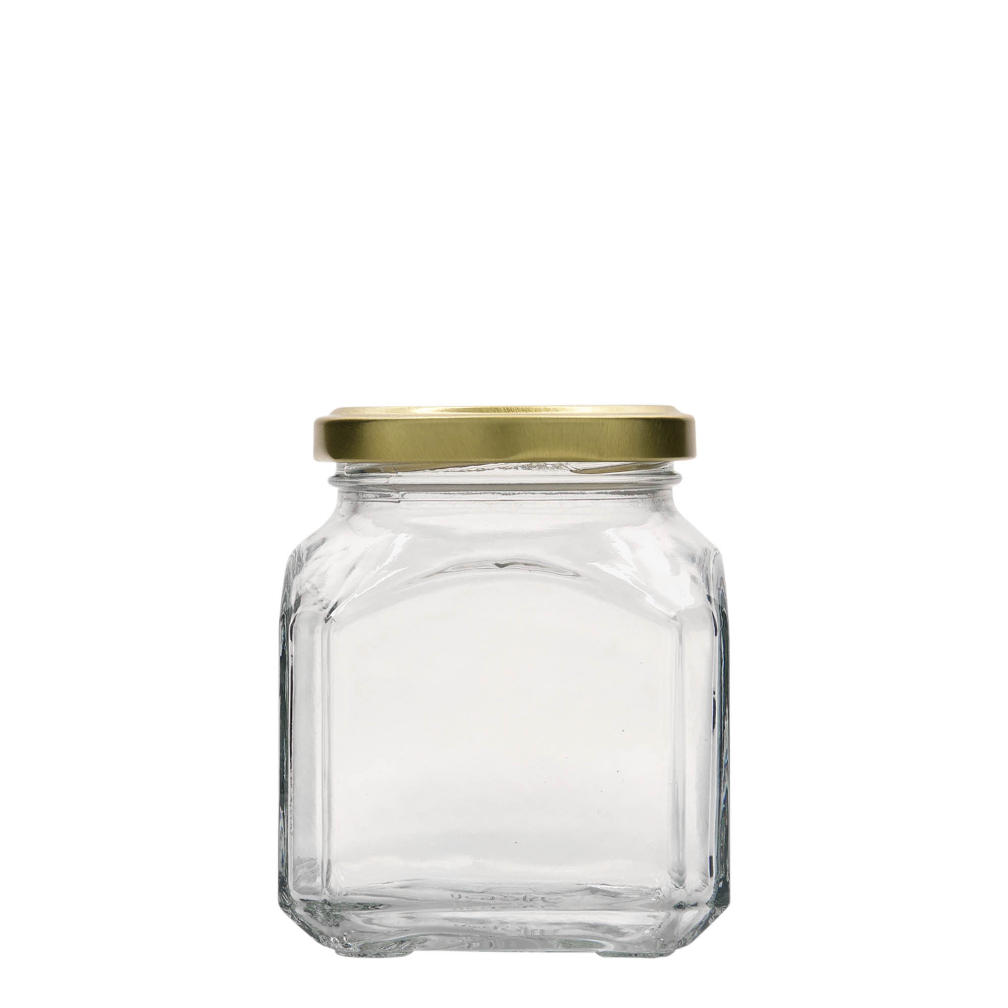 Bocal carré 314 ml 'Milan', bouchage: Twist-Off (TO 63) Bocal carré 314 ml 'Milan', bouchage: Twist-Off (TO 63)