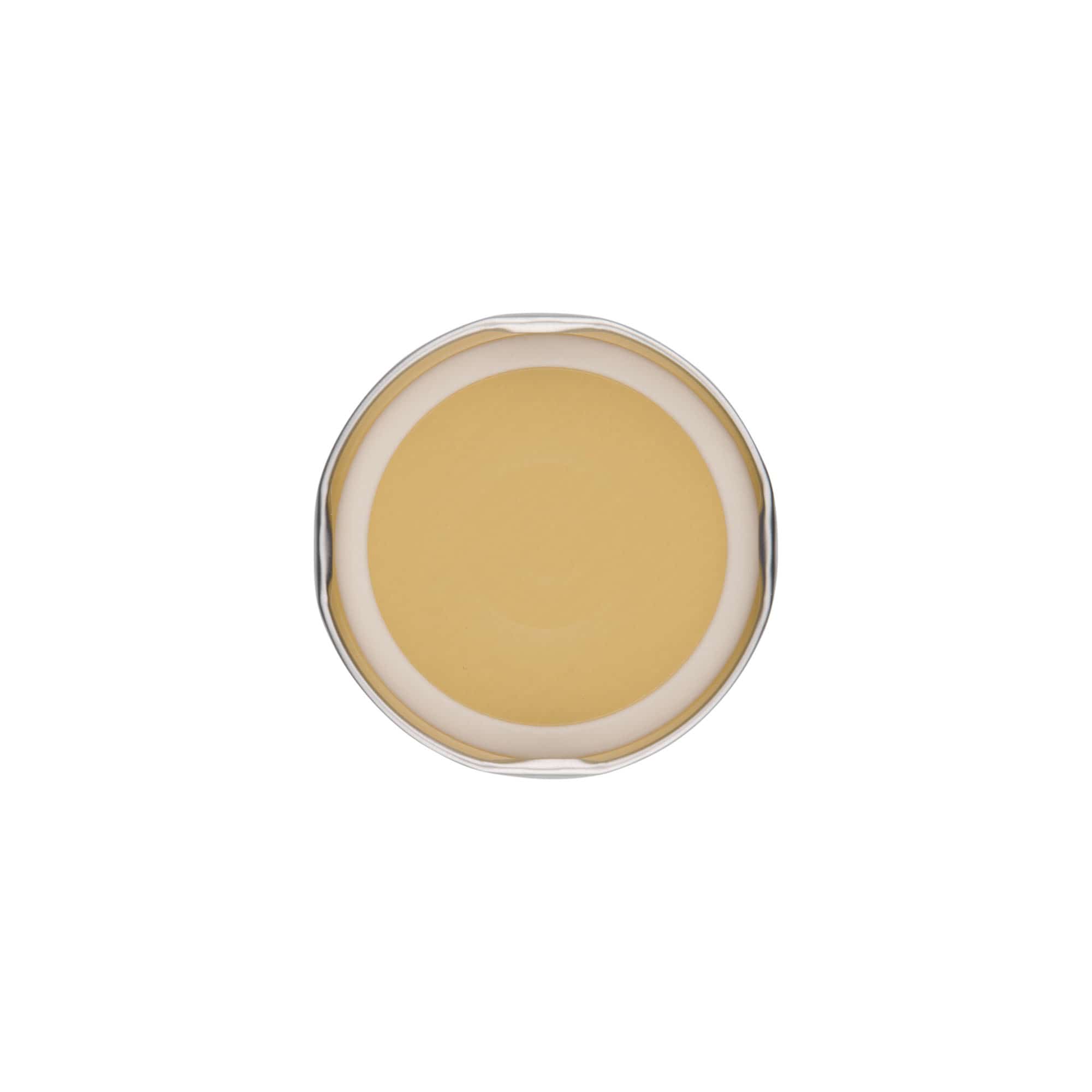 Couvercle Twist-Off, fer blanc, argenté, pour bouchage: TO 66 Couvercle Twist-Off, fer blanc, argenté, pour bouchage: TO 66