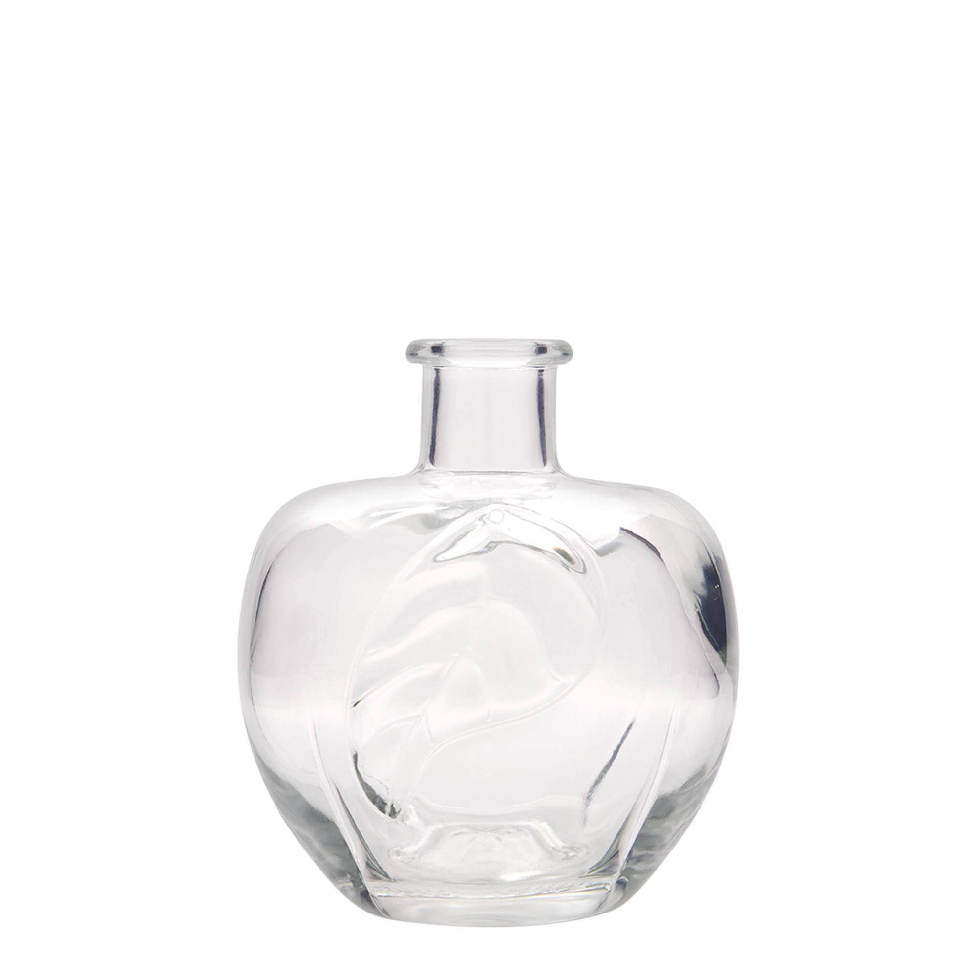 Glazen fles 'Appel', 350 ml, monding: kurk Glazen fles 'Appel', 350 ml, monding: kurk