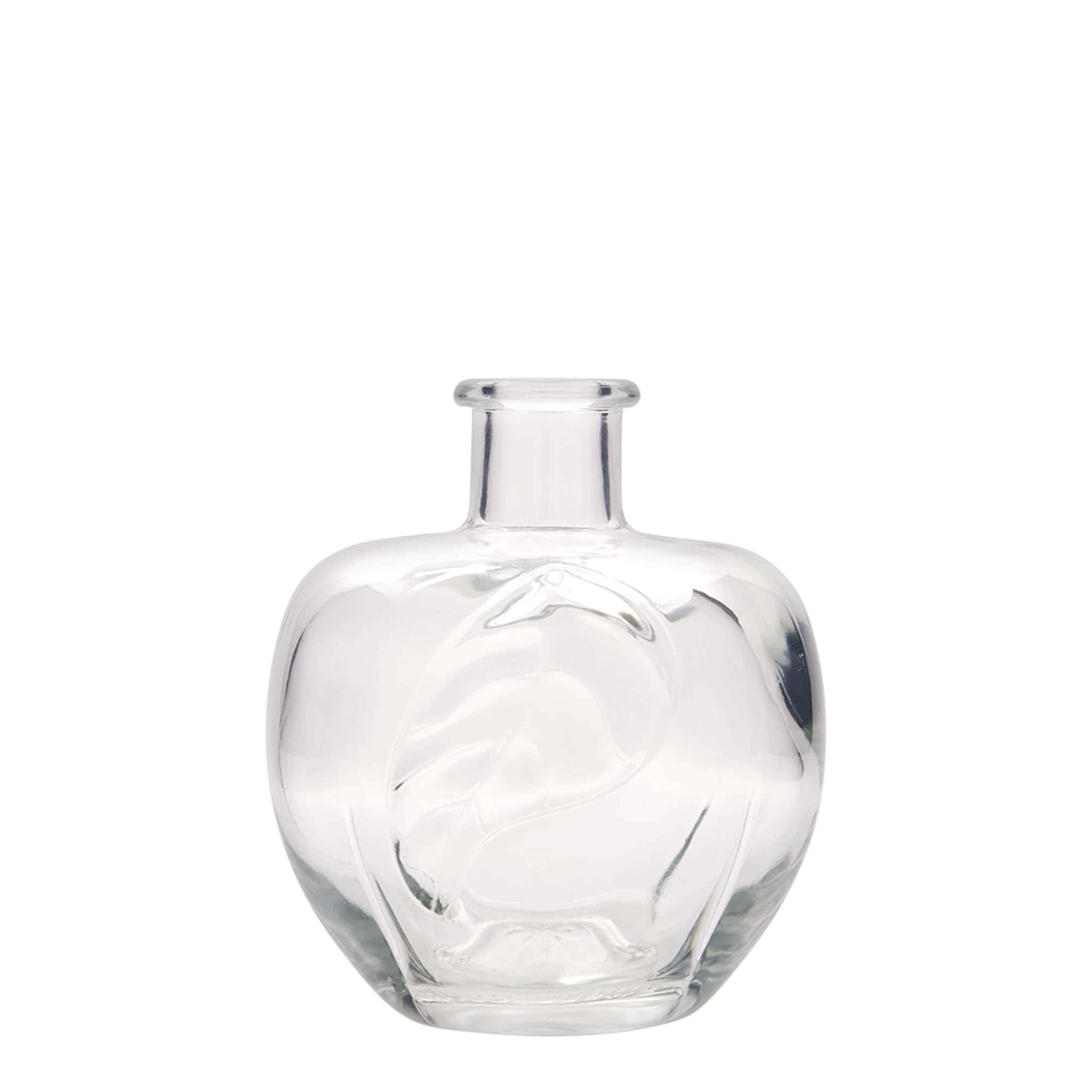 Glazen fles 'Appel', 350 ml, monding: kurk Glazen fles 'Appel', 350 ml, monding: kurk