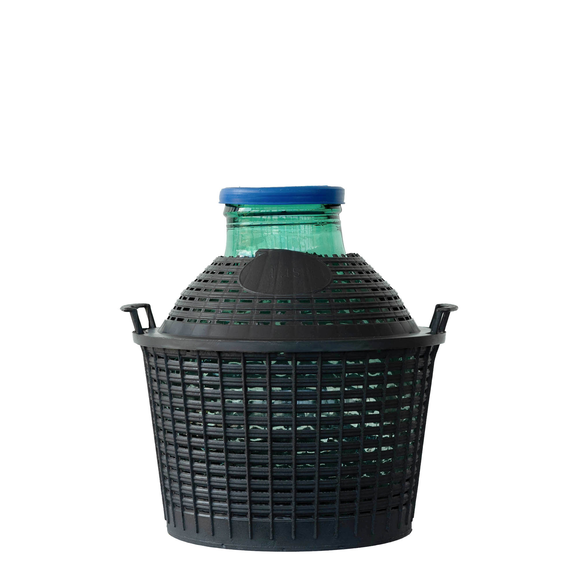 Dame-jeanne 15 l à col large, verre, bouchage: couvercle cloche Dame-jeanne 15 l à col large, verre, bouchage: couvercle cloche