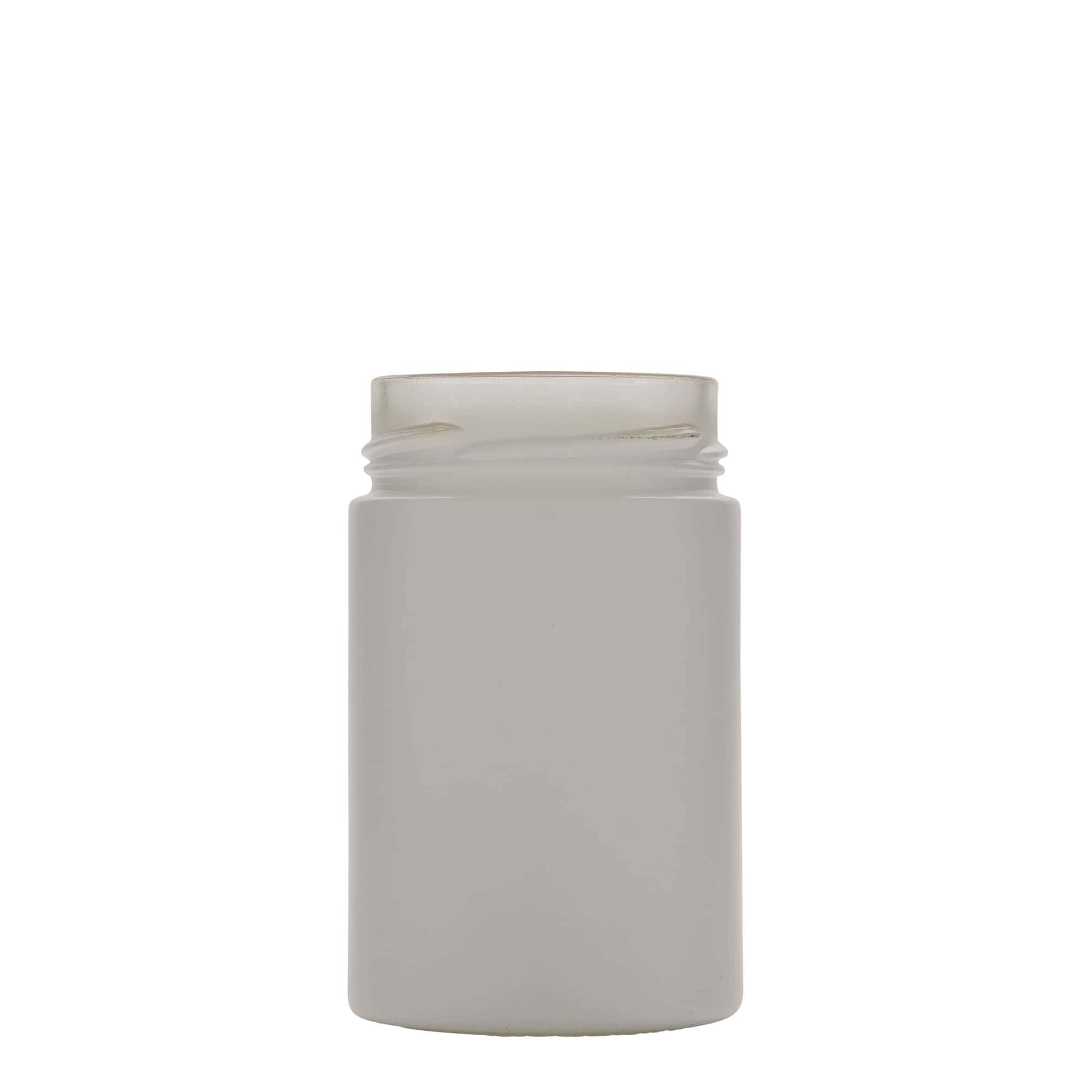 Ronde pot 'Aurora', 327 ml, wit, monding: deep-twist-off (DTO 66) Ronde pot 'Aurora', 327 ml, wit, monding: deep-twist-off (DTO 66)