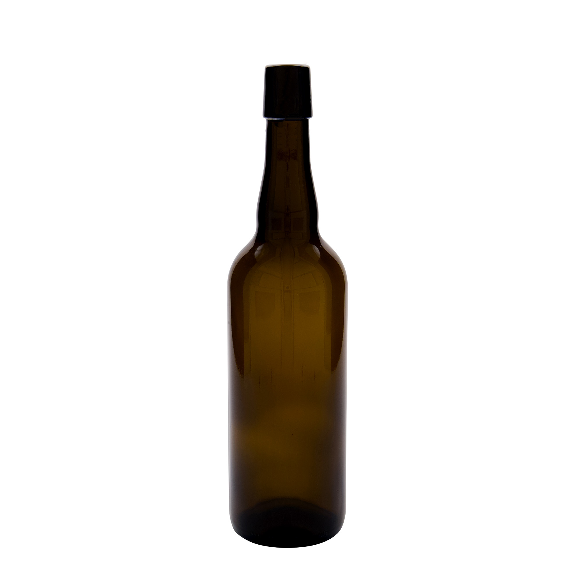Bierflesje België, 750 ml, glas, bruin, monding: beugelsluiting Bierflesje België, 750 ml, glas, bruin, monding: beugelsluiting