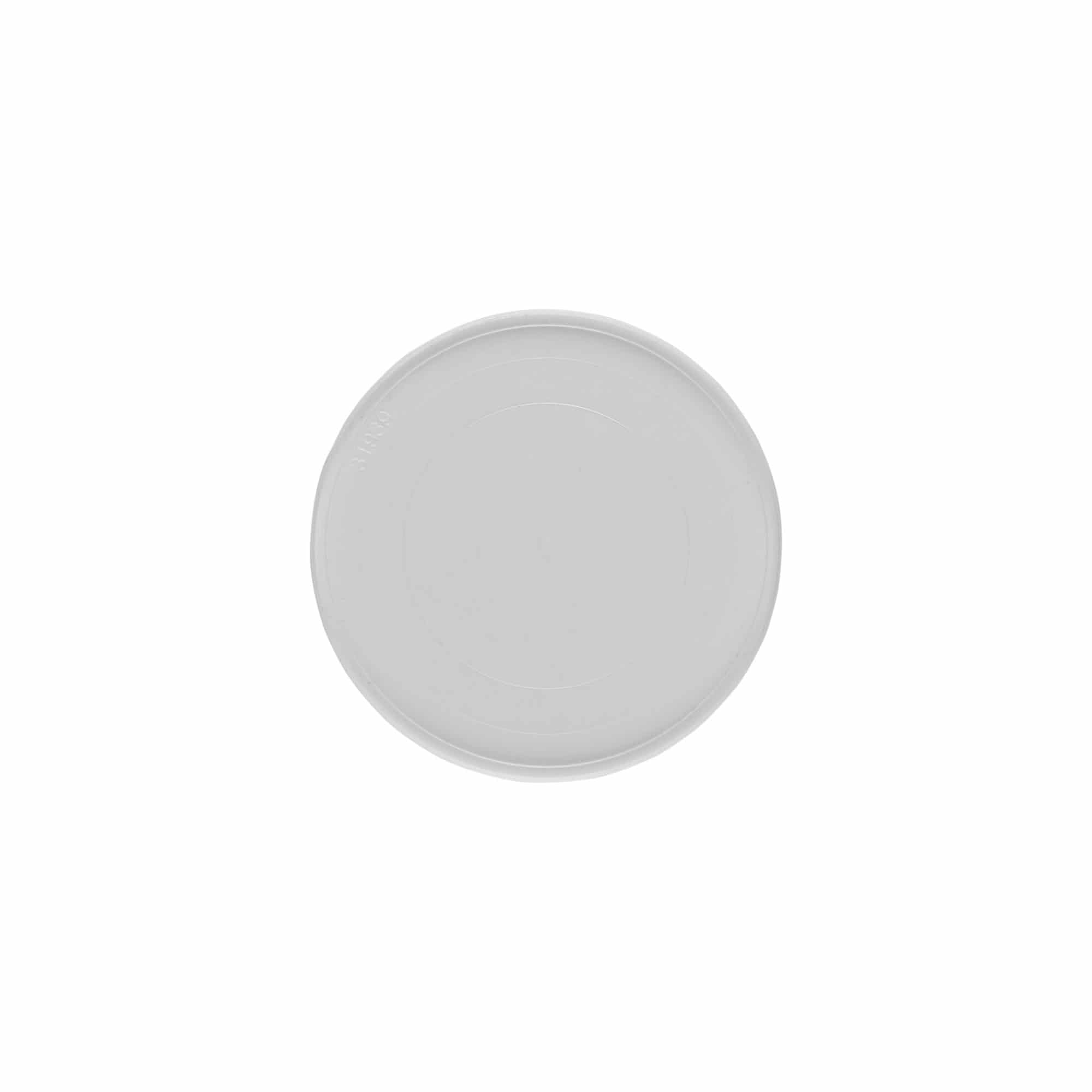Couvertures pour 150 ml 'Bianca', plastique PP, blanc