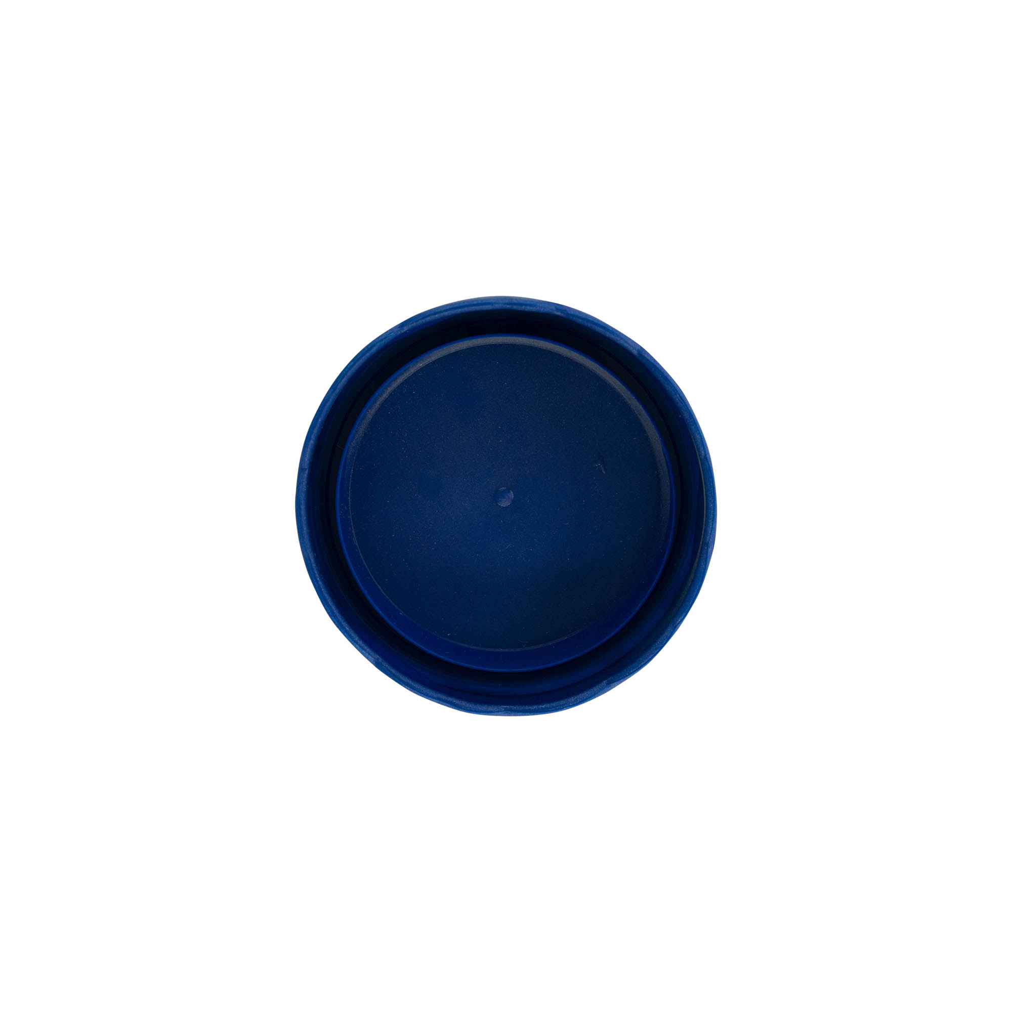 Couvercle-cloche pour pot en céramique à col étroit, plastique PEHD, bleu Couvercle-cloche pour pot en céramique à col étroit, plastique PEHD, bleu