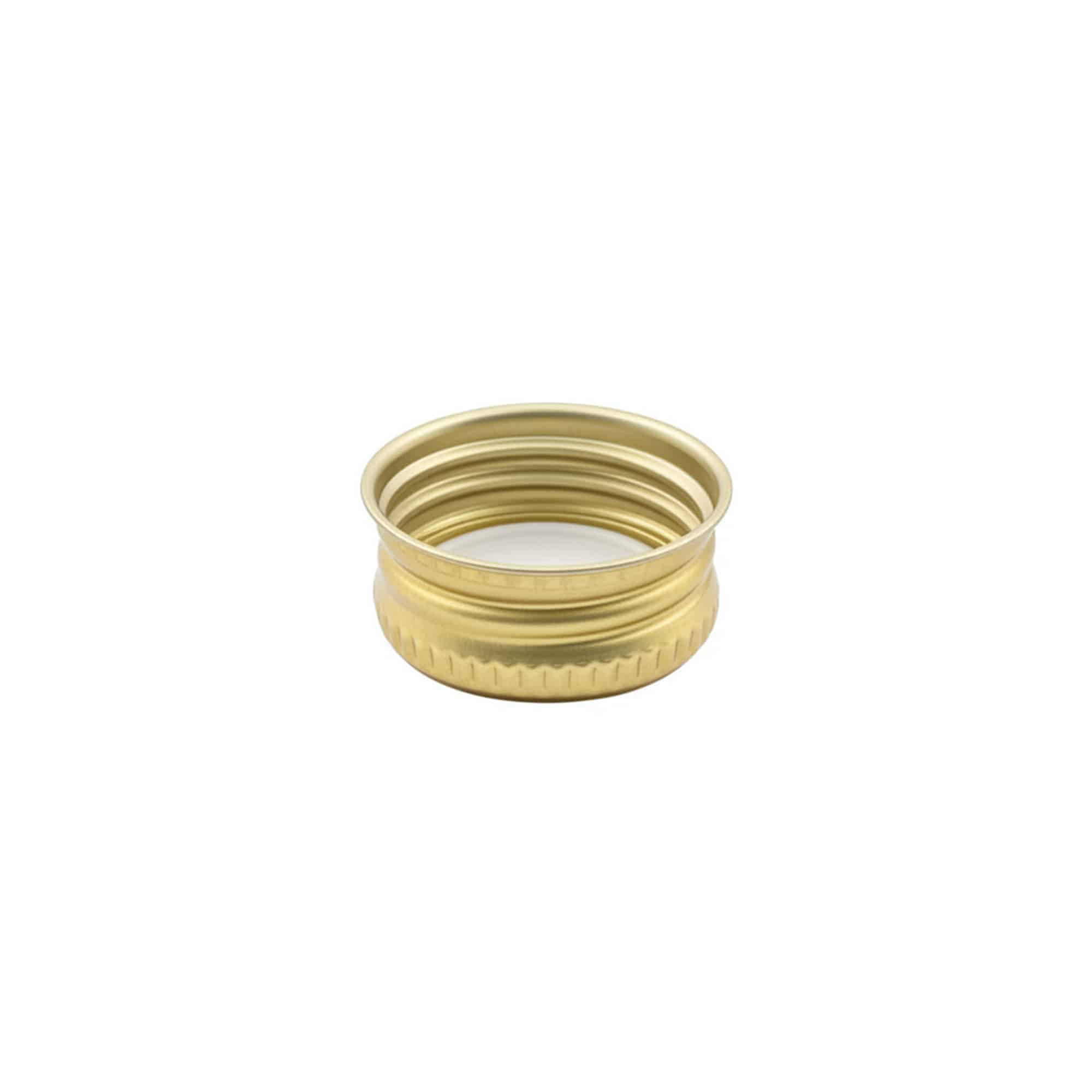 Schroefsluiting, metaal, goud, voor monding: PP 28