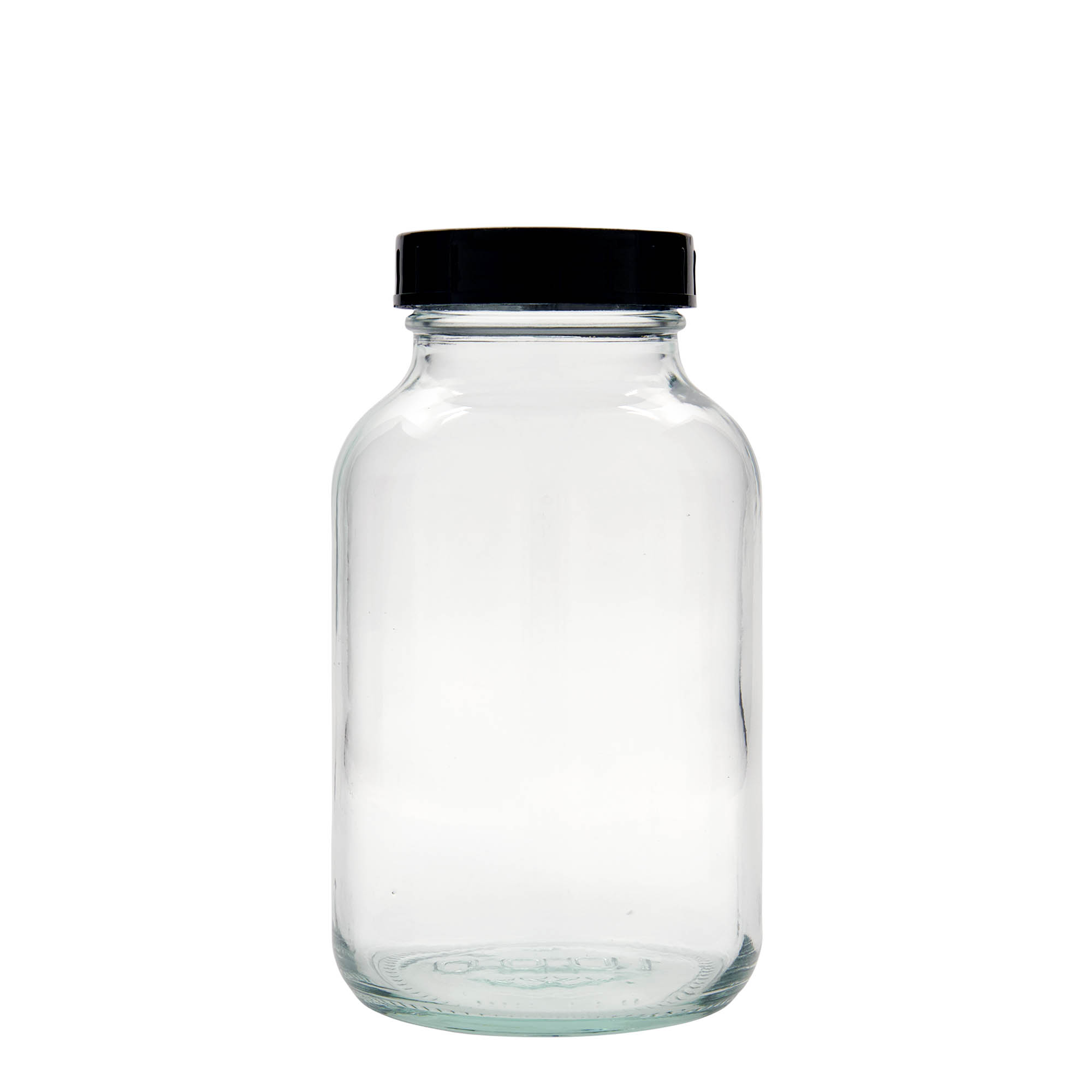 Pot met brede hals, 1000 ml, monding: DIN 68