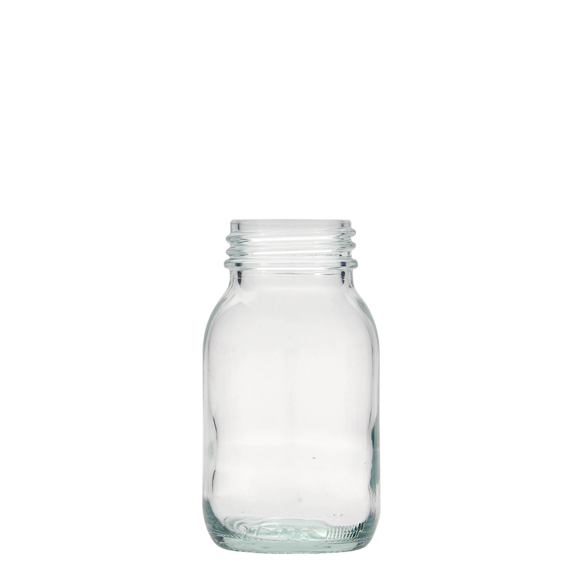 Pot met brede hals, 125 ml, monding: DIN 40 Pot met brede hals, 125 ml, monding: DIN 40