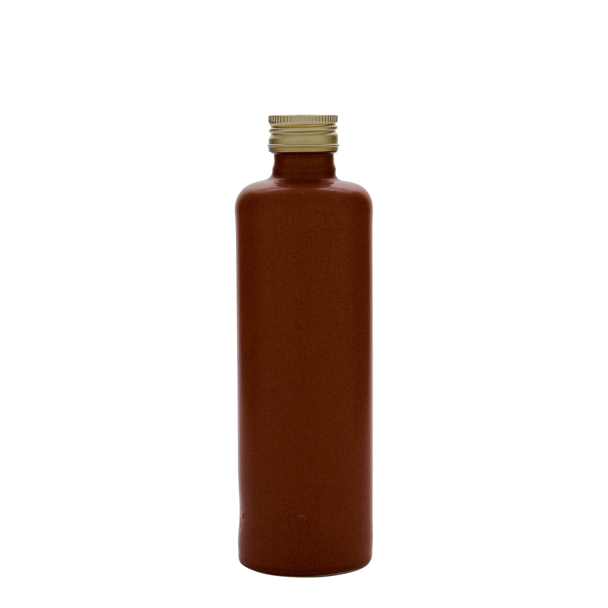 Chope en terre cuite 350 ml, grès, rouge-brun, bouchage: PP 31,5
