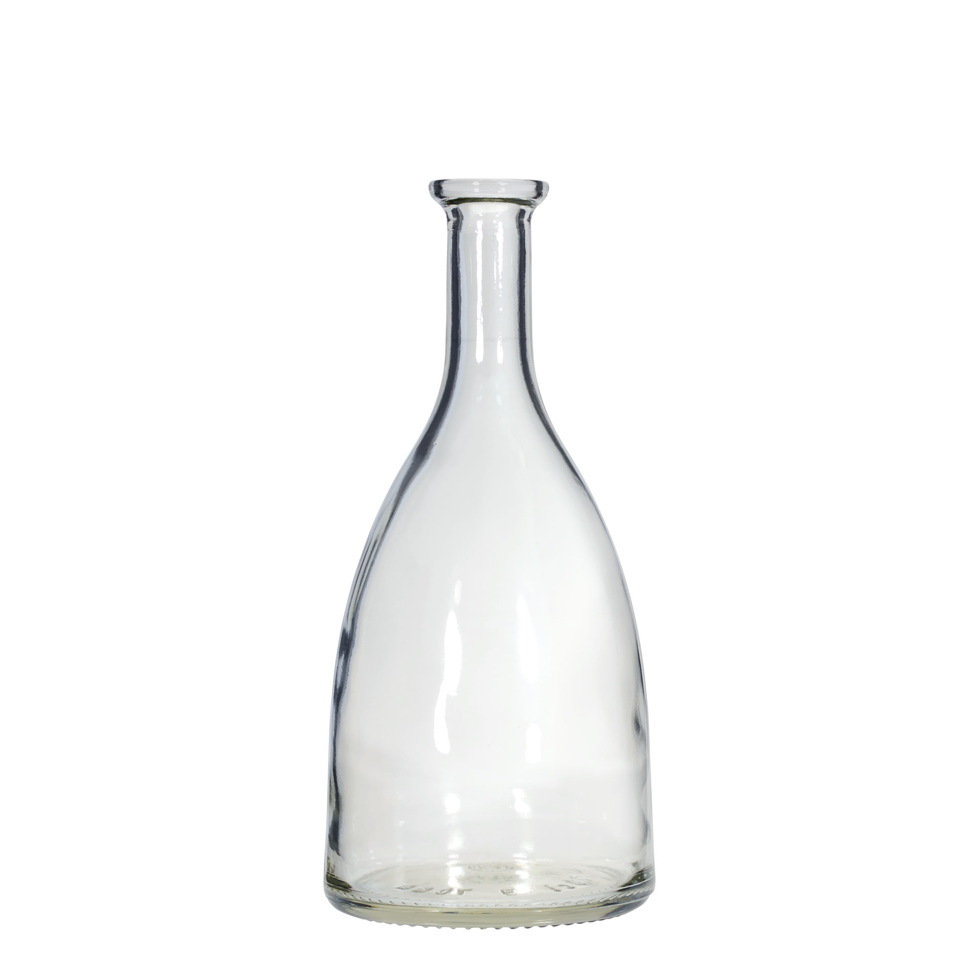 Glazen fles 'Viola', 700 ml, monding: kurk