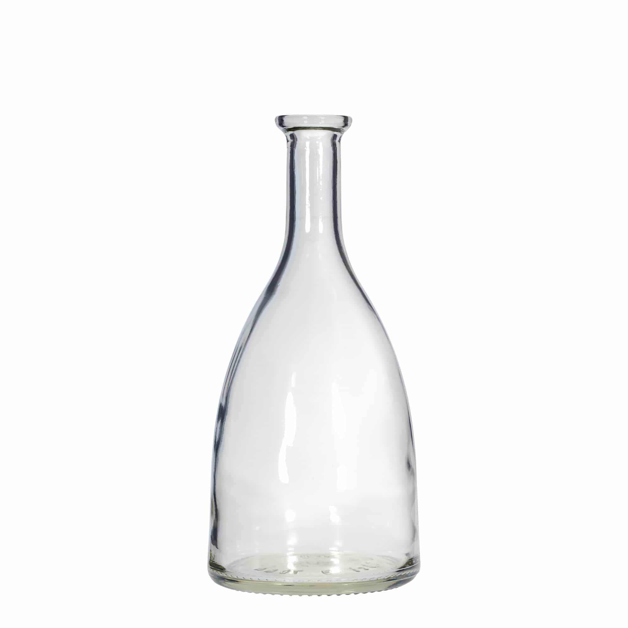 Glazen fles 'Viola', 700 ml, monding: kurk
