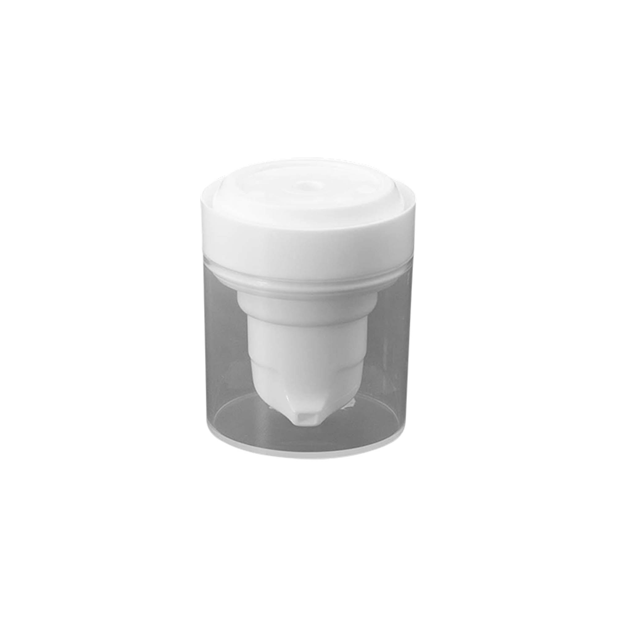 Flacon airless tête de pompe 'Micro', plastique PP, blanc Flacon airless tête de pompe 'Micro', plastique PP, blanc