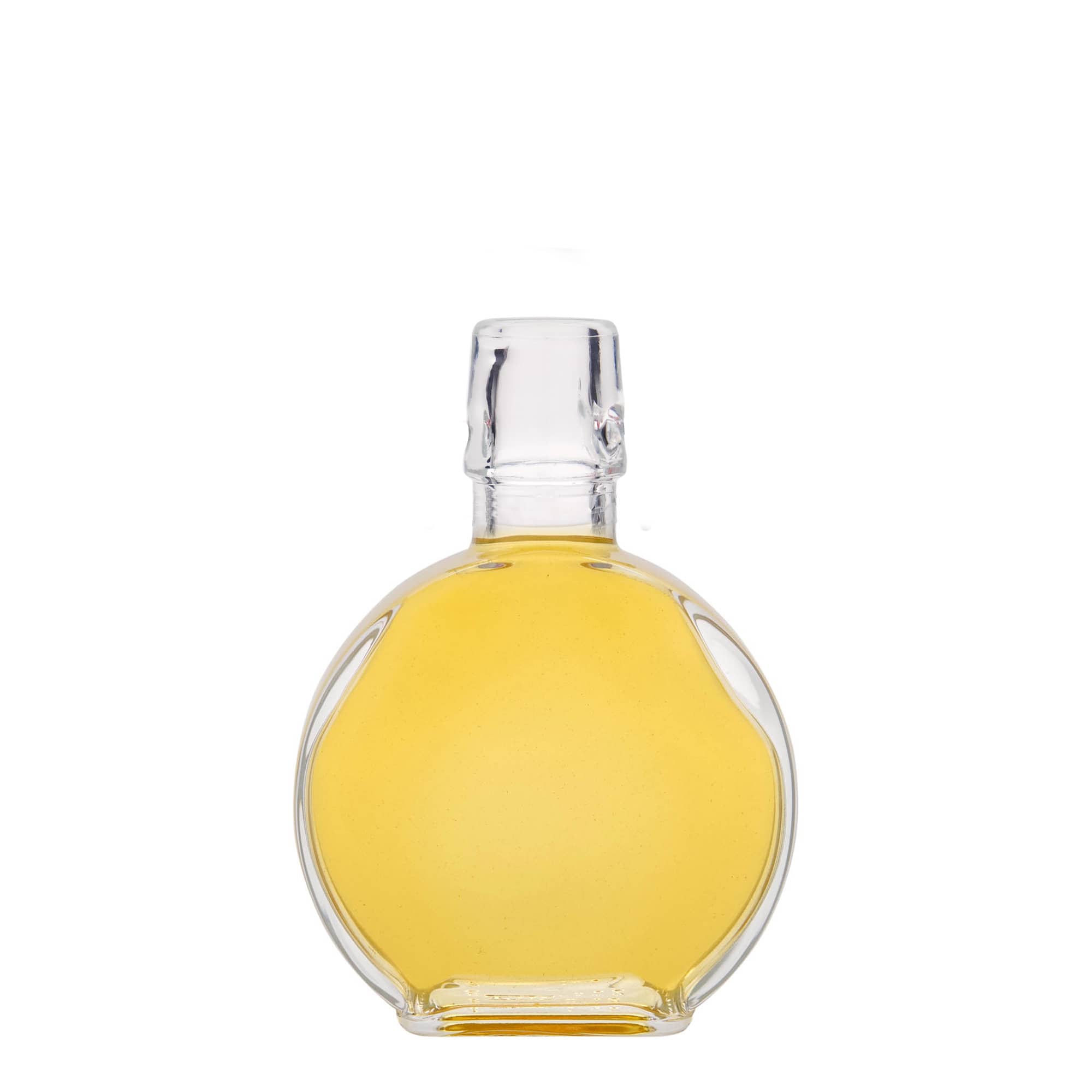 Glazen fles 'Sensatie', 200 ml, rechthoekig, monding: beugelsluiting