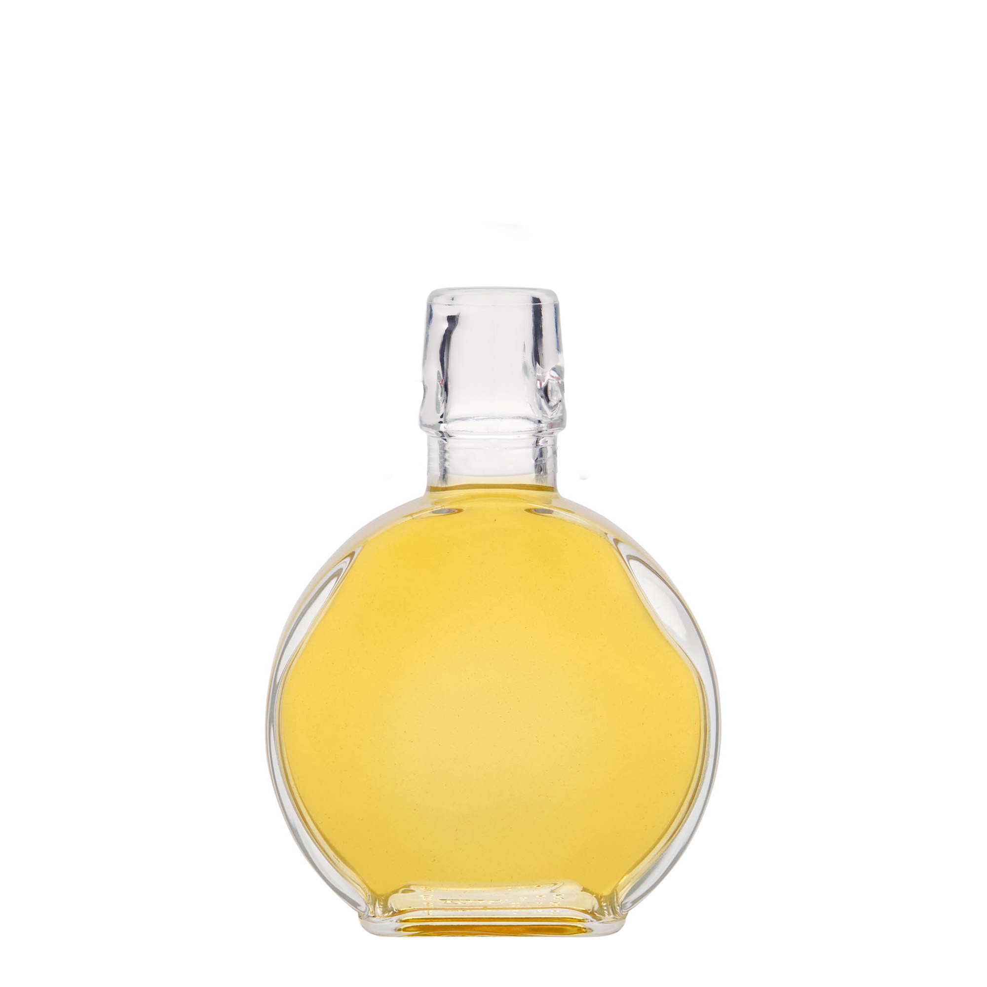 Glazen fles 'Sensatie', 200 ml, rechthoekig, monding: beugelsluiting Glazen fles 'Sensatie', 200 ml, rechthoekig, monding: beugelsluiting