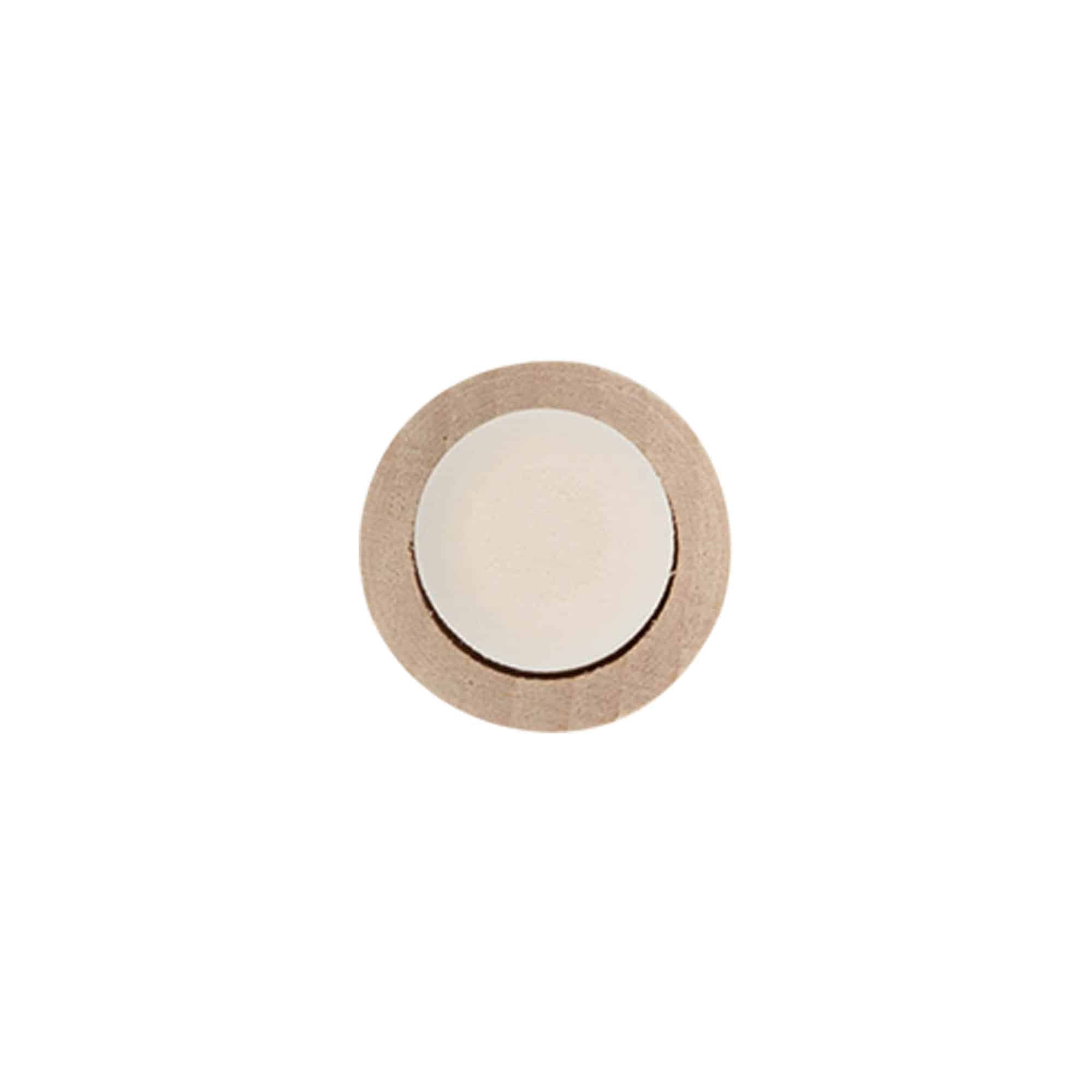 Bouchon à poignée 19 mm, bois/plastique, pour bouchage: bouchon