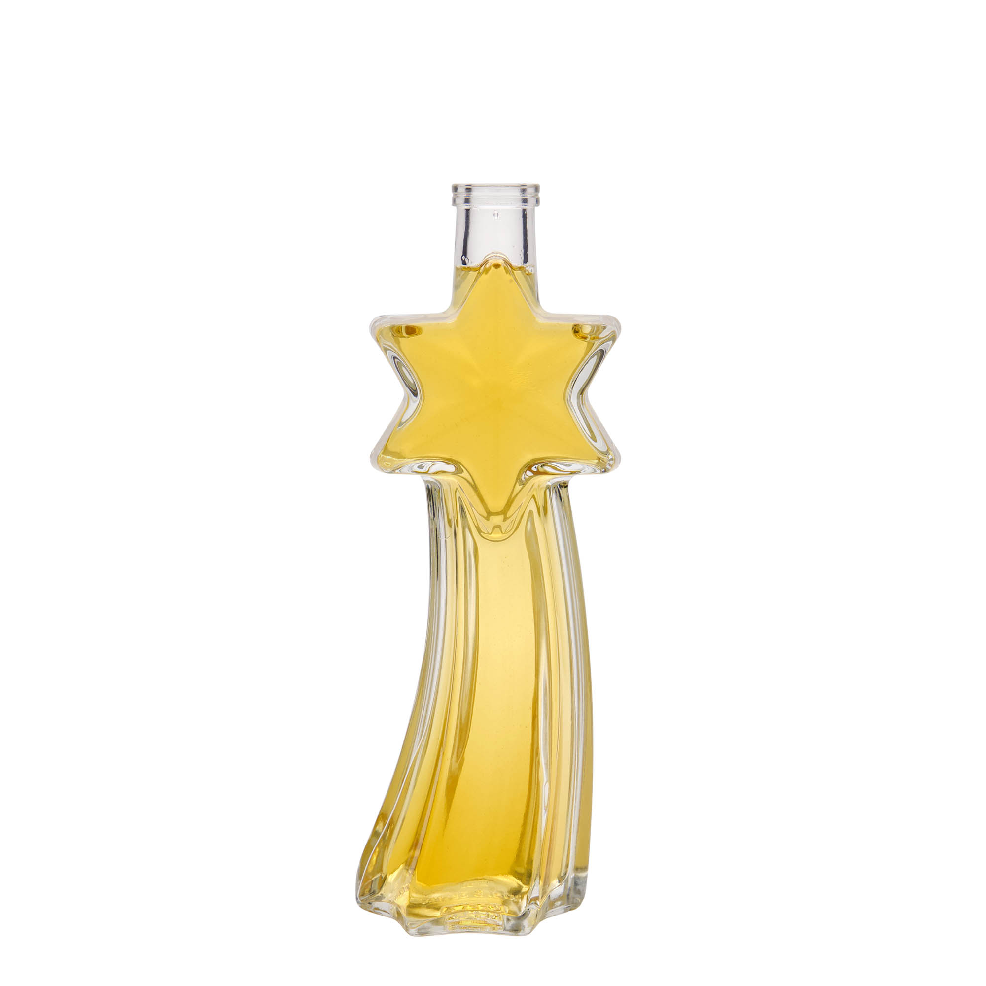 Bouteille en verre 200 ml 'Étoile filante', bouchage: bouchon Bouteille en verre 200 ml 'Étoile filante', bouchage: bouchon