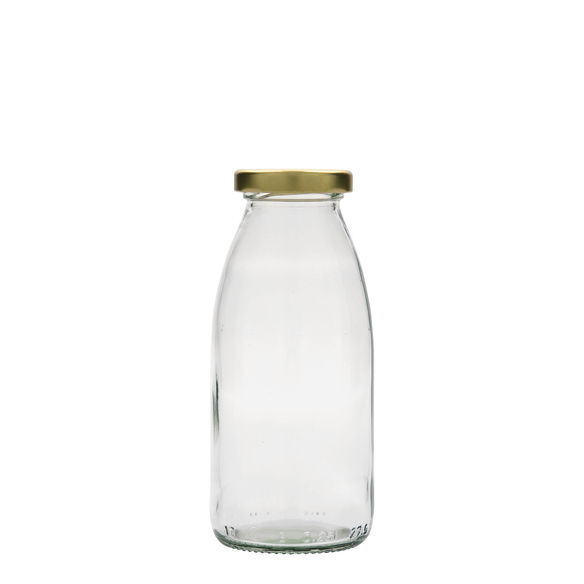 Bouteille en verre 'Vroni' 250 ml, bouchage: Twist-Off (TO 43)