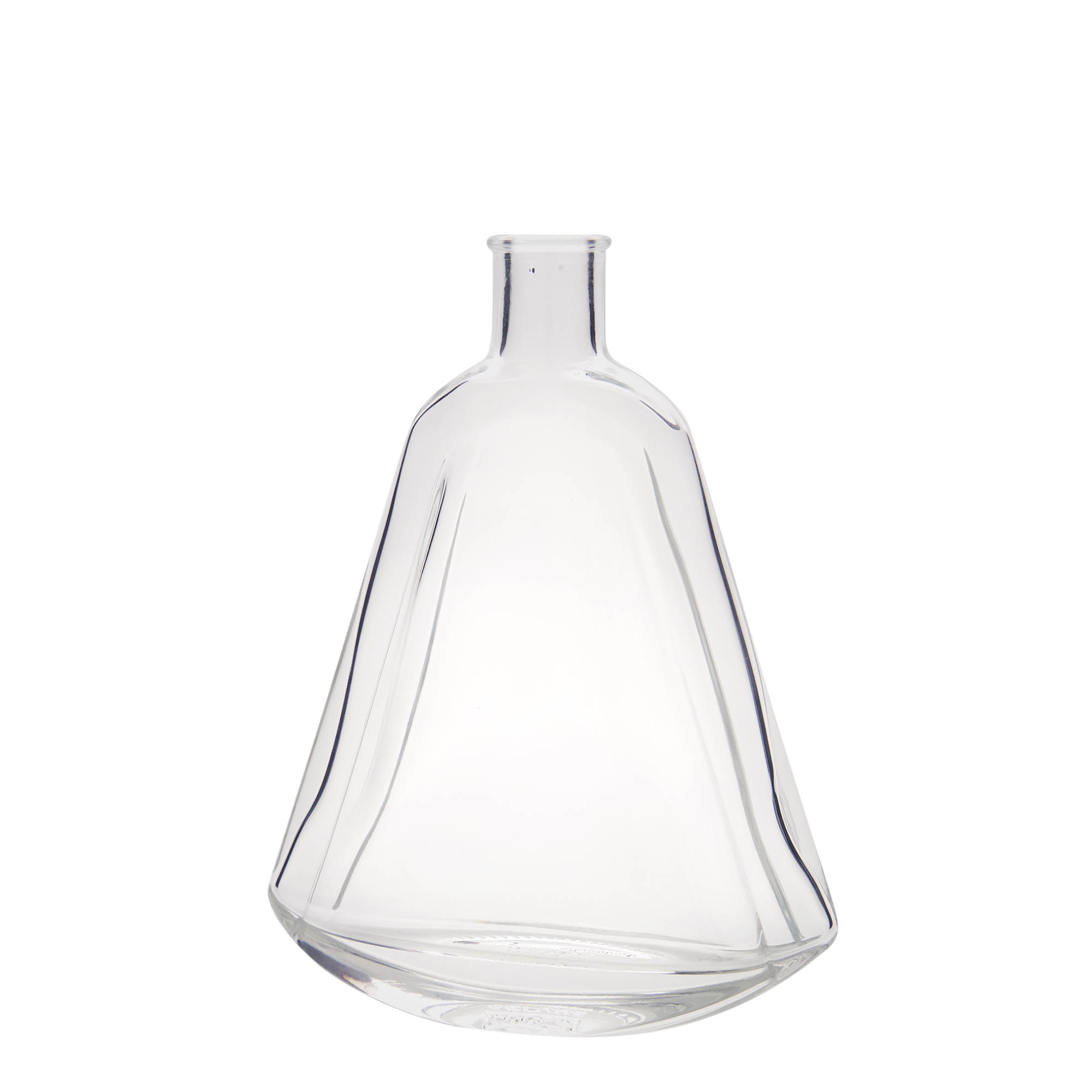 Glazen fles 'Maurizio', 350 ml, ovaal, monding: kurk