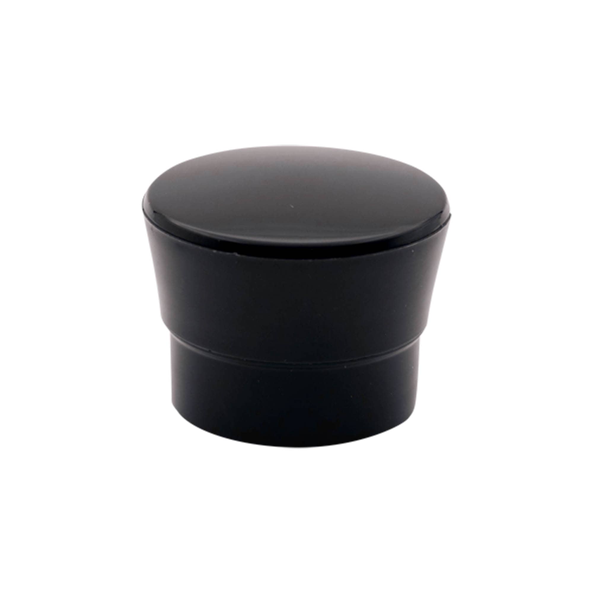 Bouchon pour pot à épices moulin, plastique PP, noir, pour bouchage: 38/400