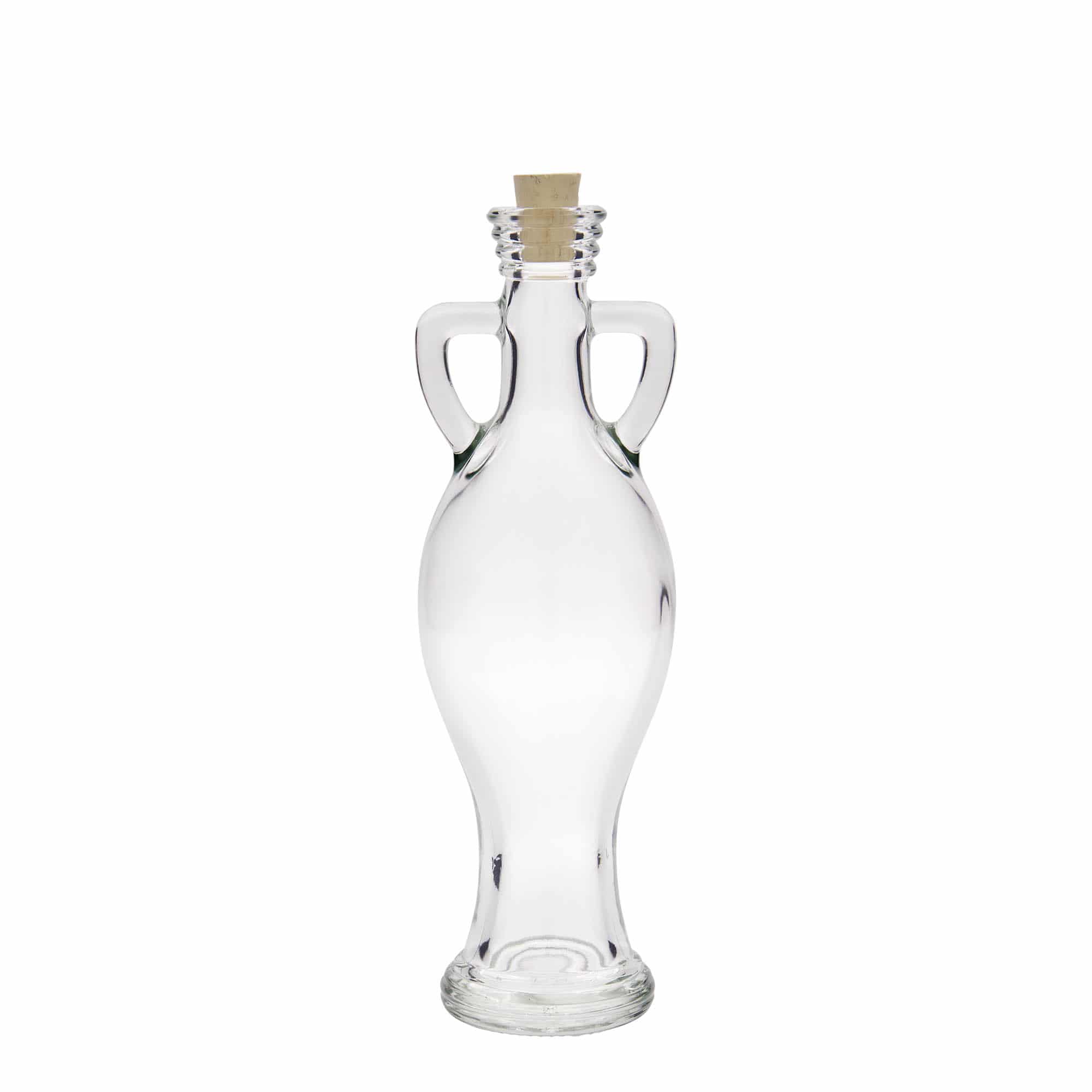 Bouteille en verre 200 ml « Amphore », bouchage: bouchon