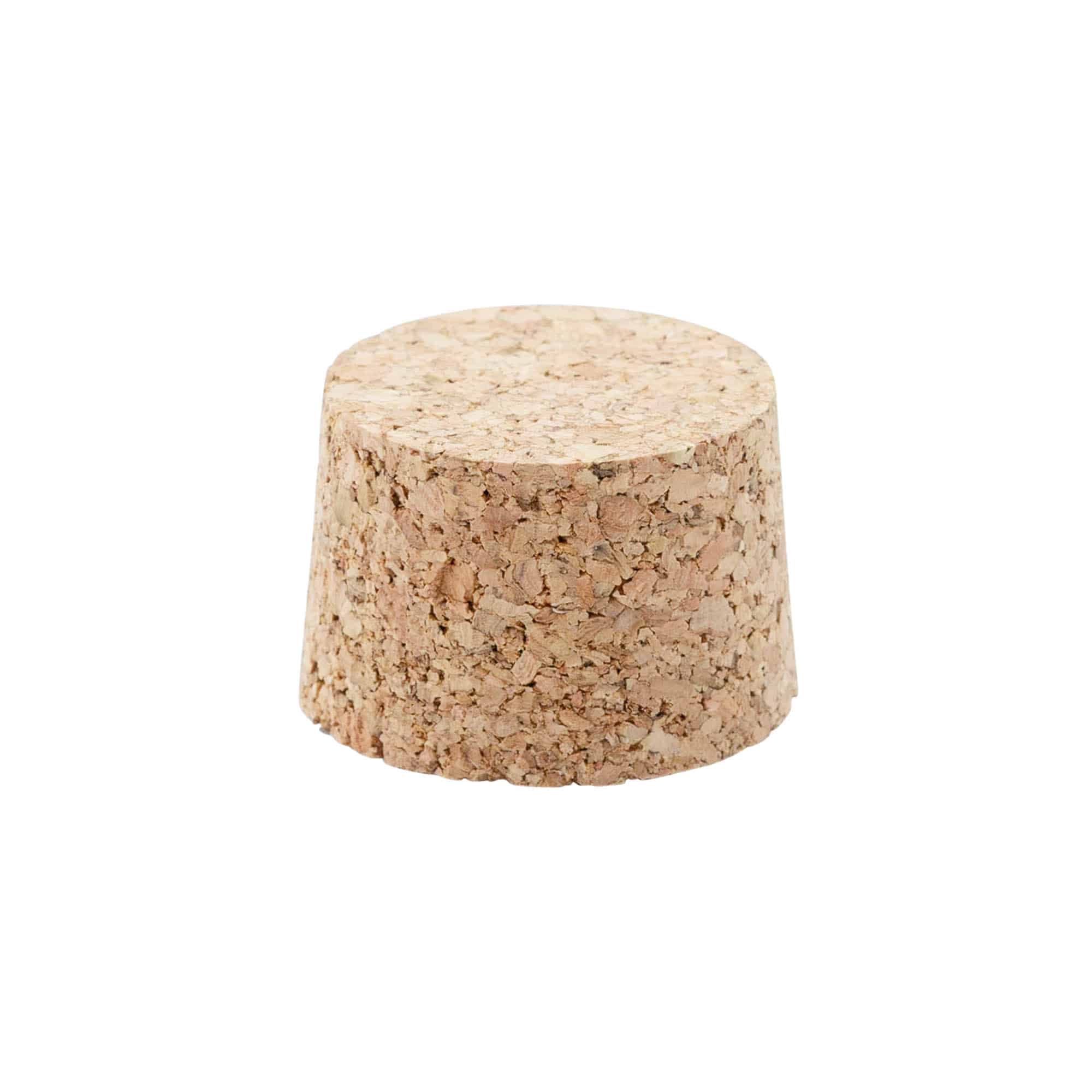 Bouchon pointu 38-42 x 27, liège compressé, beige, pour bouchage: bouchon