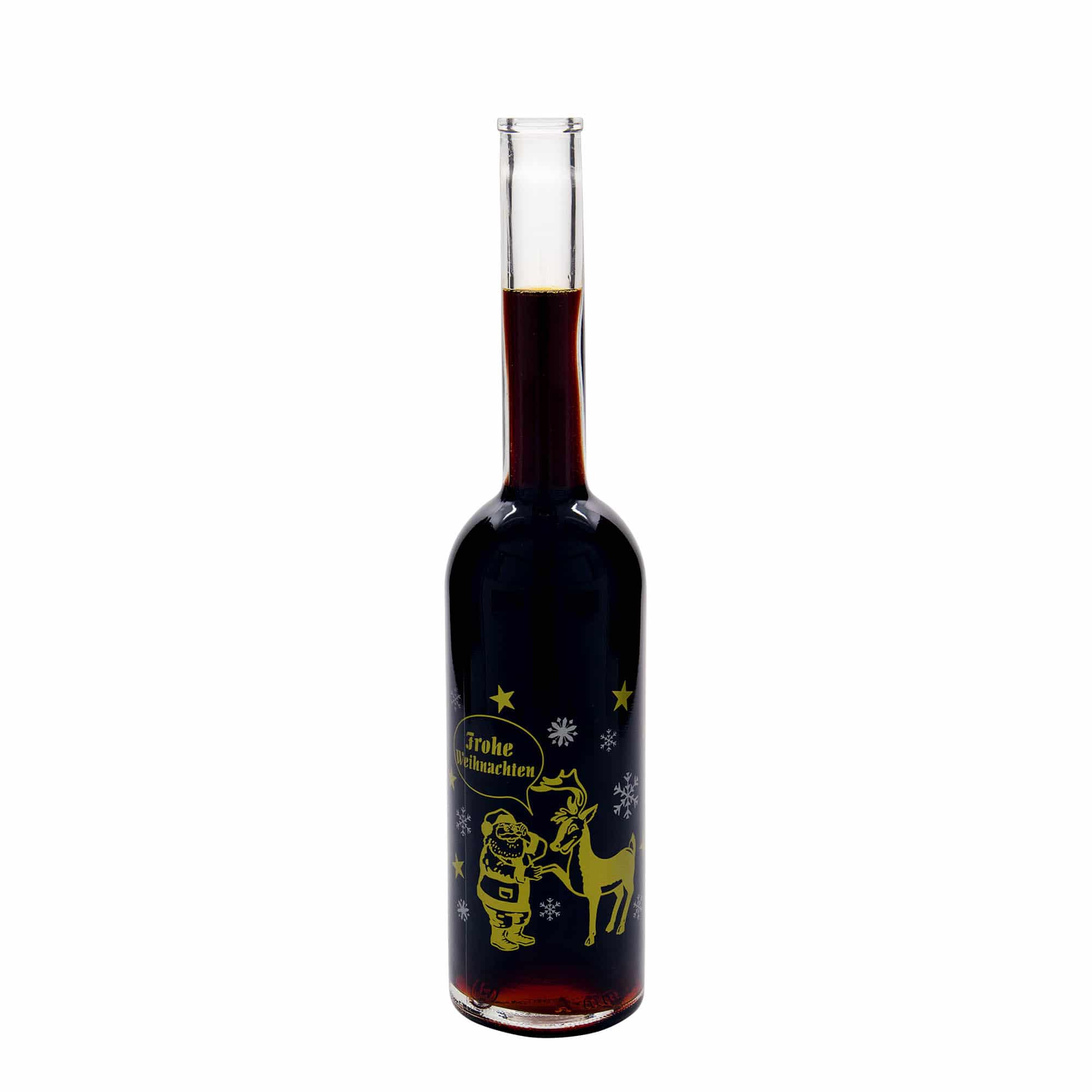 Glazen fles 'Opera', 500 ml, motief: Vuurwerk, monding: kurk Glazen fles 'Opera', 500 ml, motief: Vuurwerk, monding: kurk