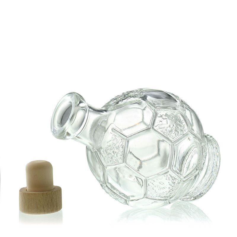Bouteille en verre 200 ml 'Football', bouchage: bouchon