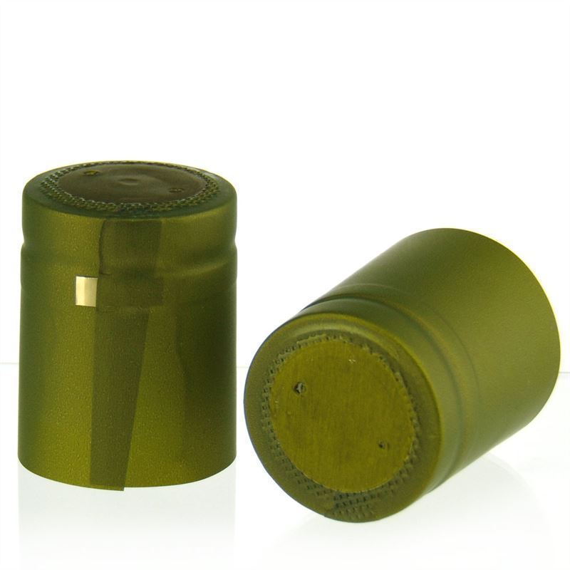 Capsule thermo-rétractable 32x41, plastique PVC, vert olive Capsule thermo-rétractable 32x41, plastique PVC, vert olive