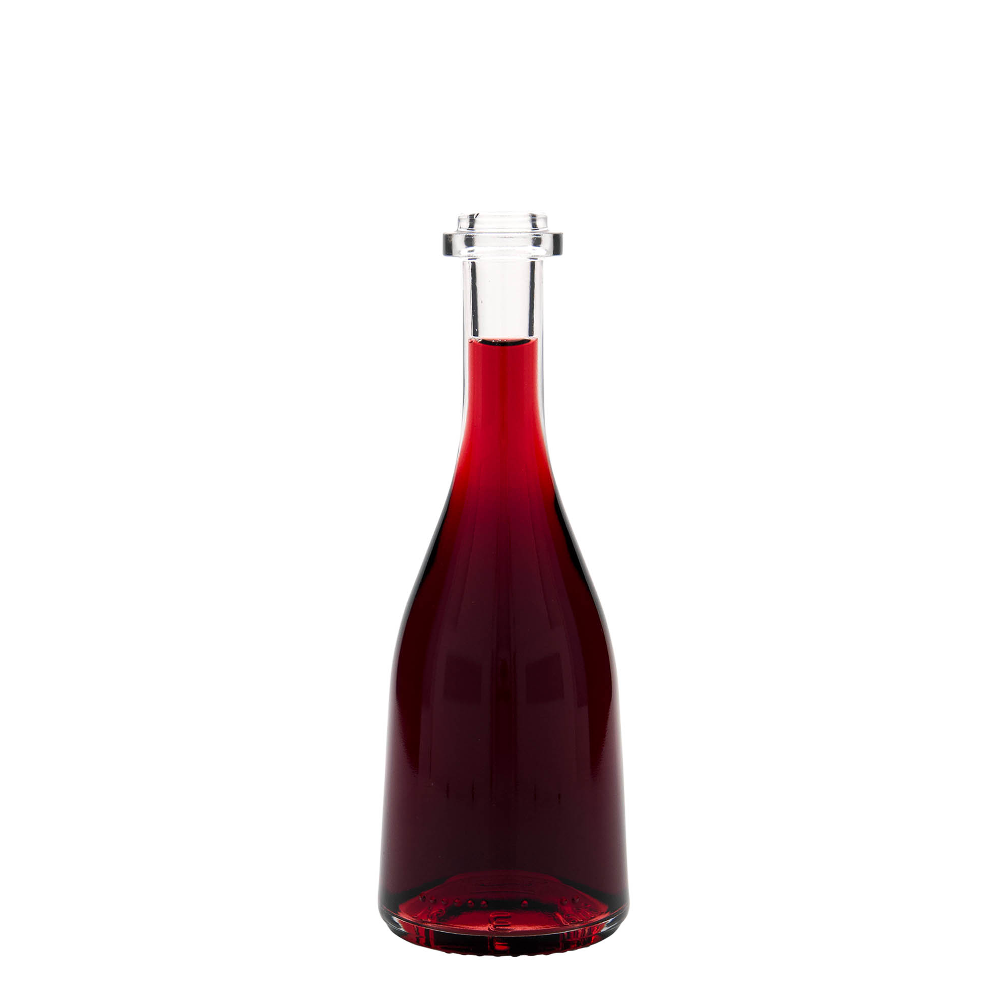 Glazen fles 'Rustica', 200 ml, monding: kurk Glazen fles 'Rustica', 200 ml, monding: kurk