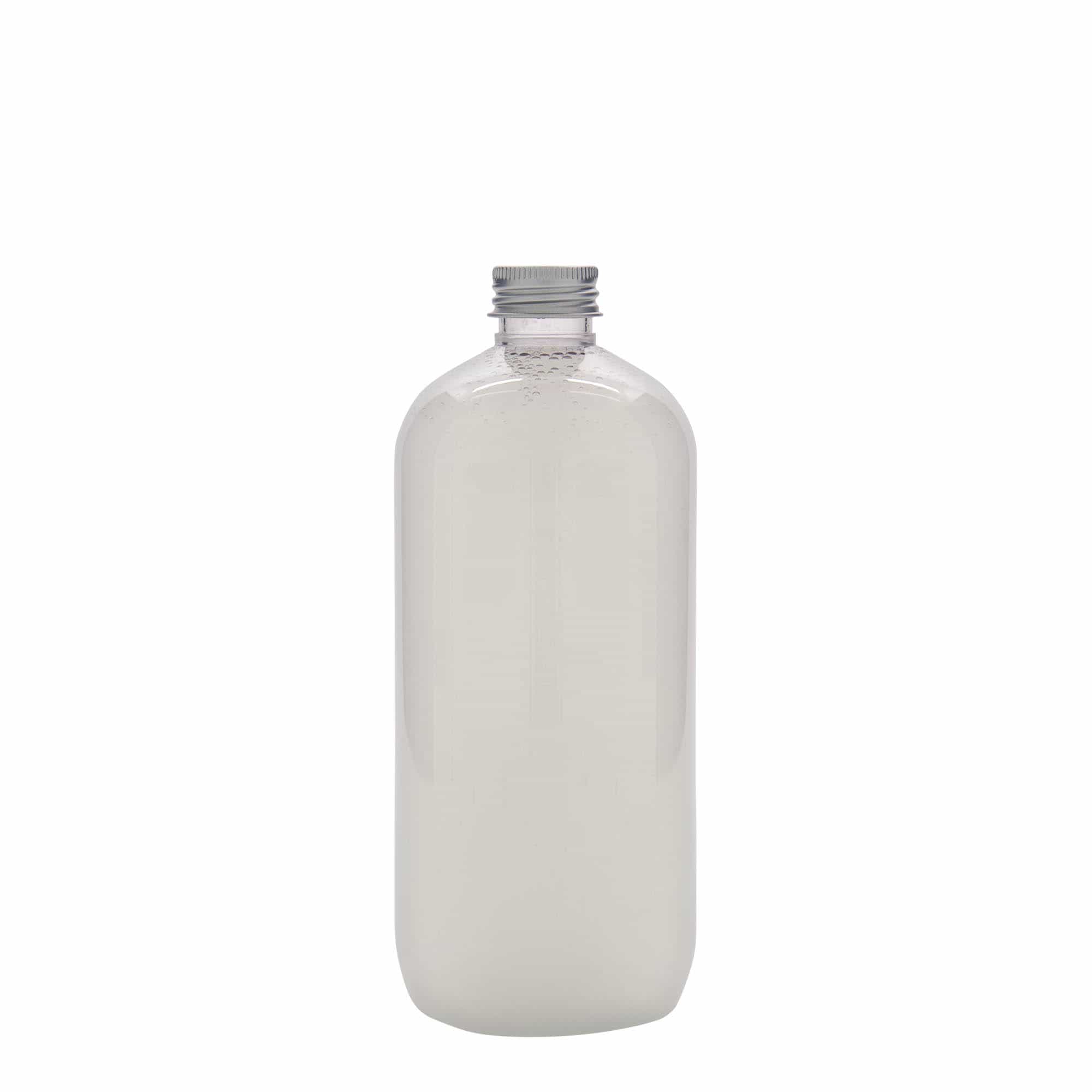 Petfles 'Boston', 500 ml, kunststof, monding: 24/410