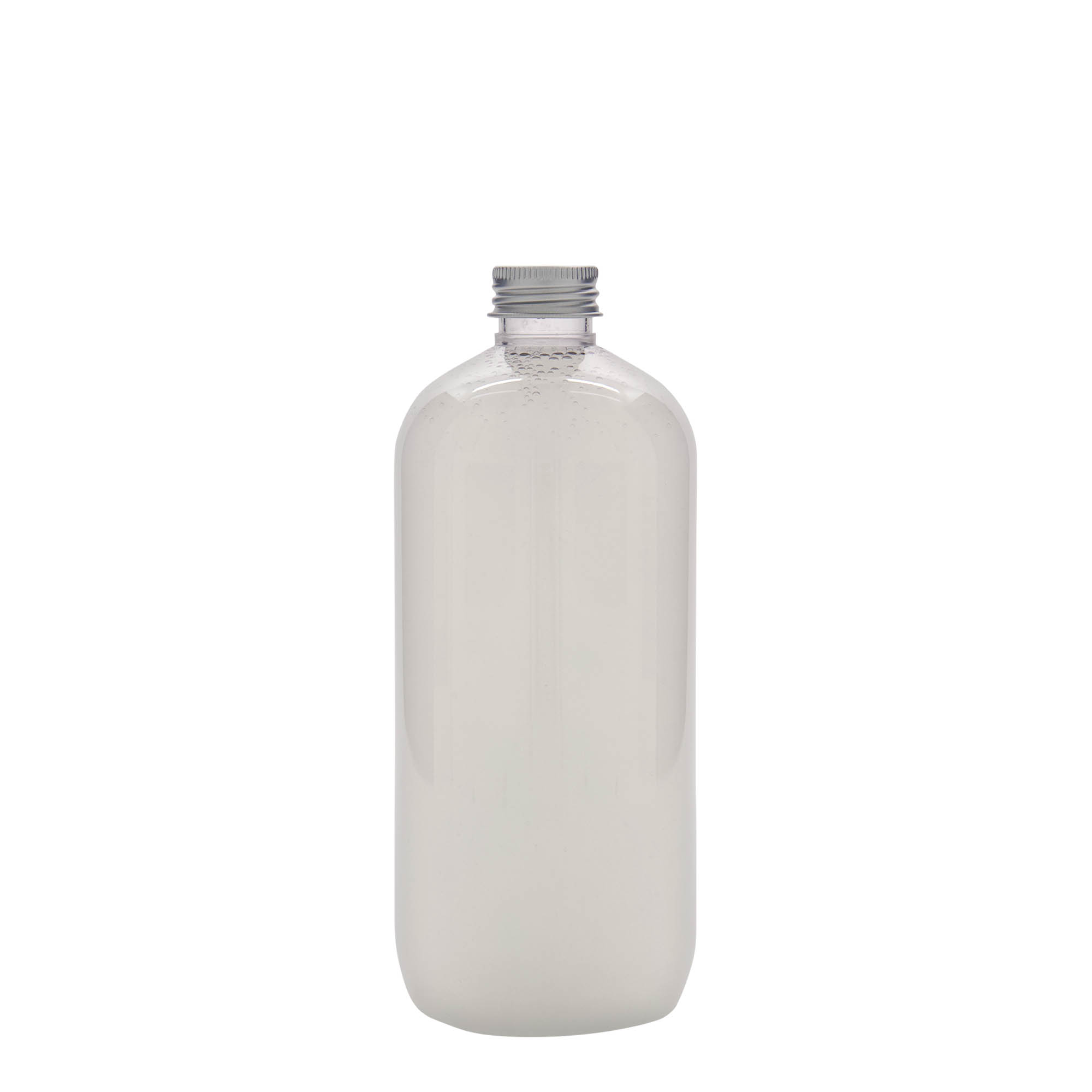 Petfles 'Boston', 500 ml, kunststof, monding: 24/410
