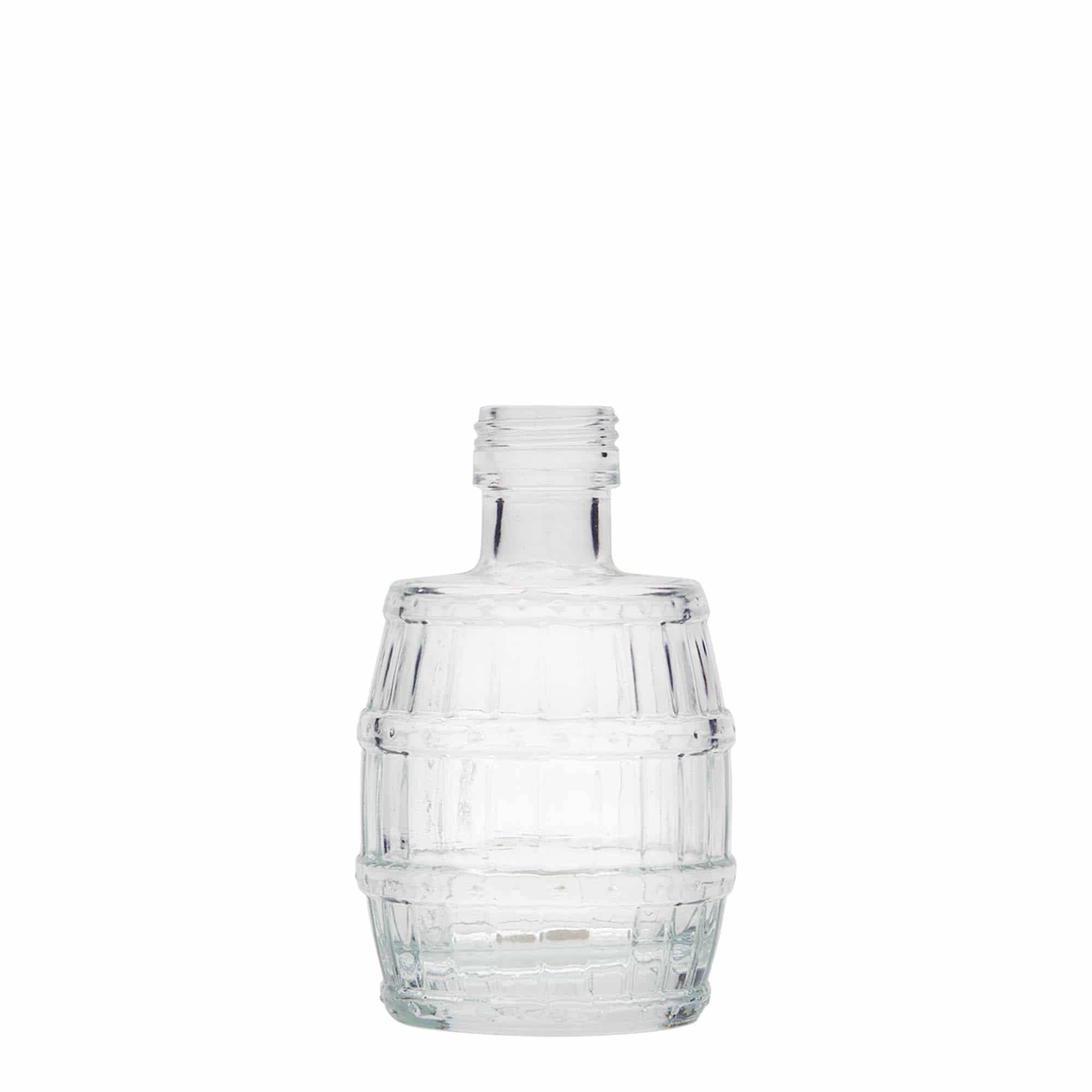 Bouteille en verre 100 ml 'Fut', bouchage: PP 24