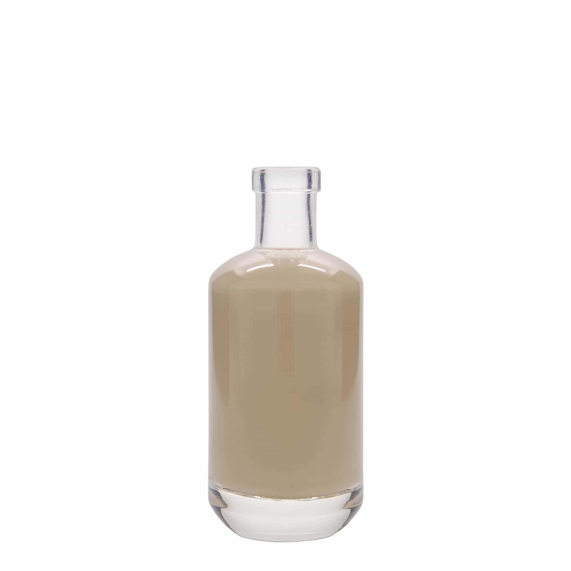 Glazen fles 'Vienna', 200 ml, monding: kurk Glazen fles 'Vienna', 200 ml, monding: kurk