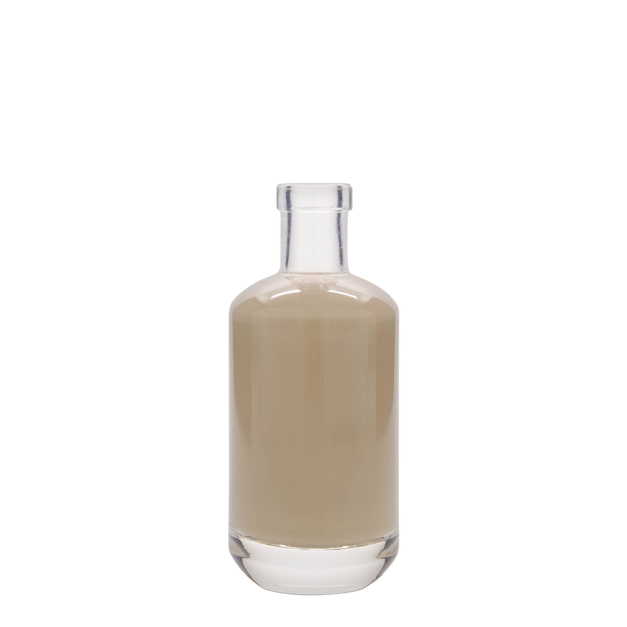 Glazen fles 'Vienna', 200 ml, monding: kurk