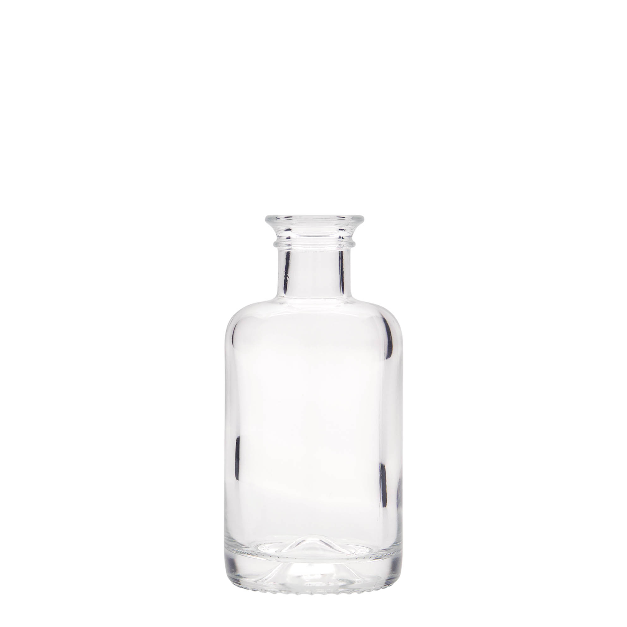 Glazen fles Apotheker, 100 ml, monding: kurk