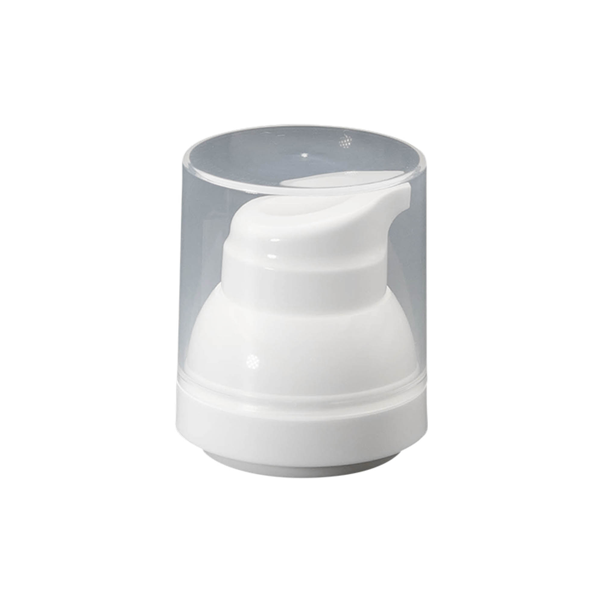 Flacon airless tête de pompe 'Mezzo', plastique PP, blanc Flacon airless tête de pompe 'Mezzo', plastique PP, blanc