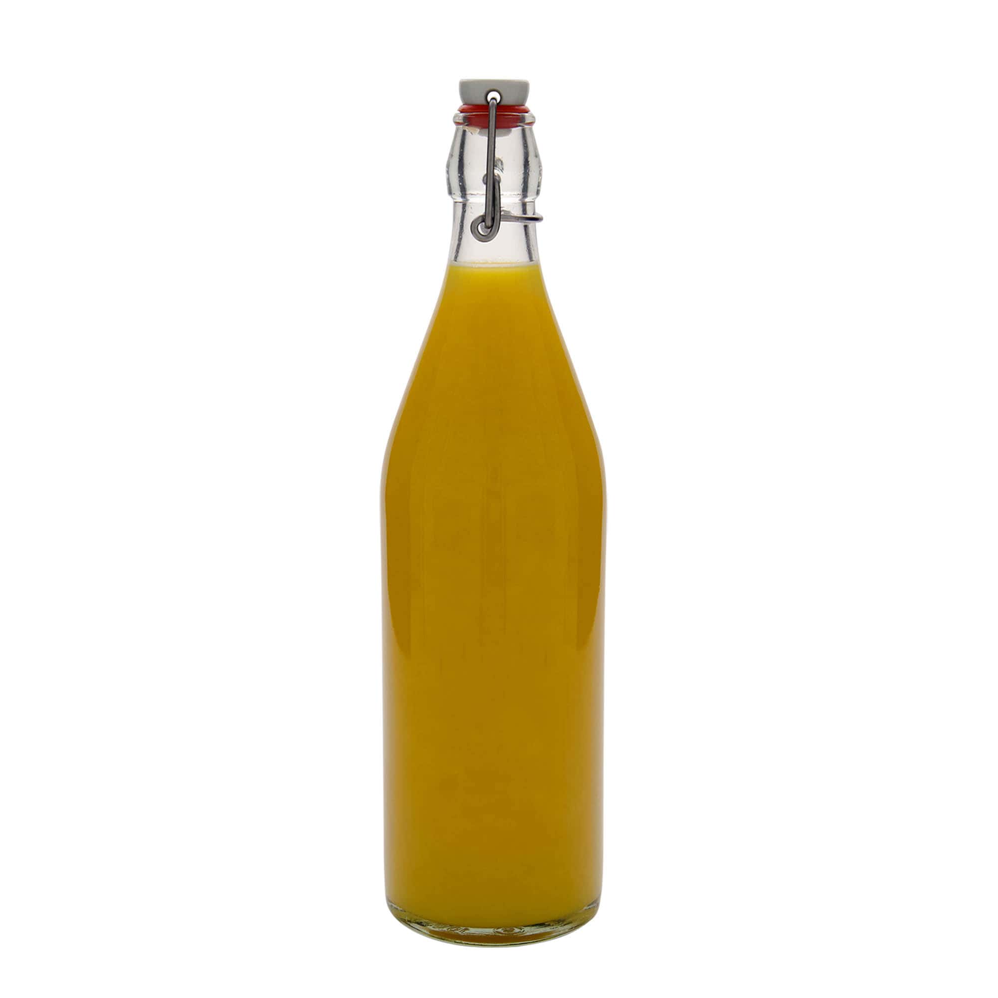 Bouteille en verre 1 000 ml « Giara », bouchage: bouchon mécanique