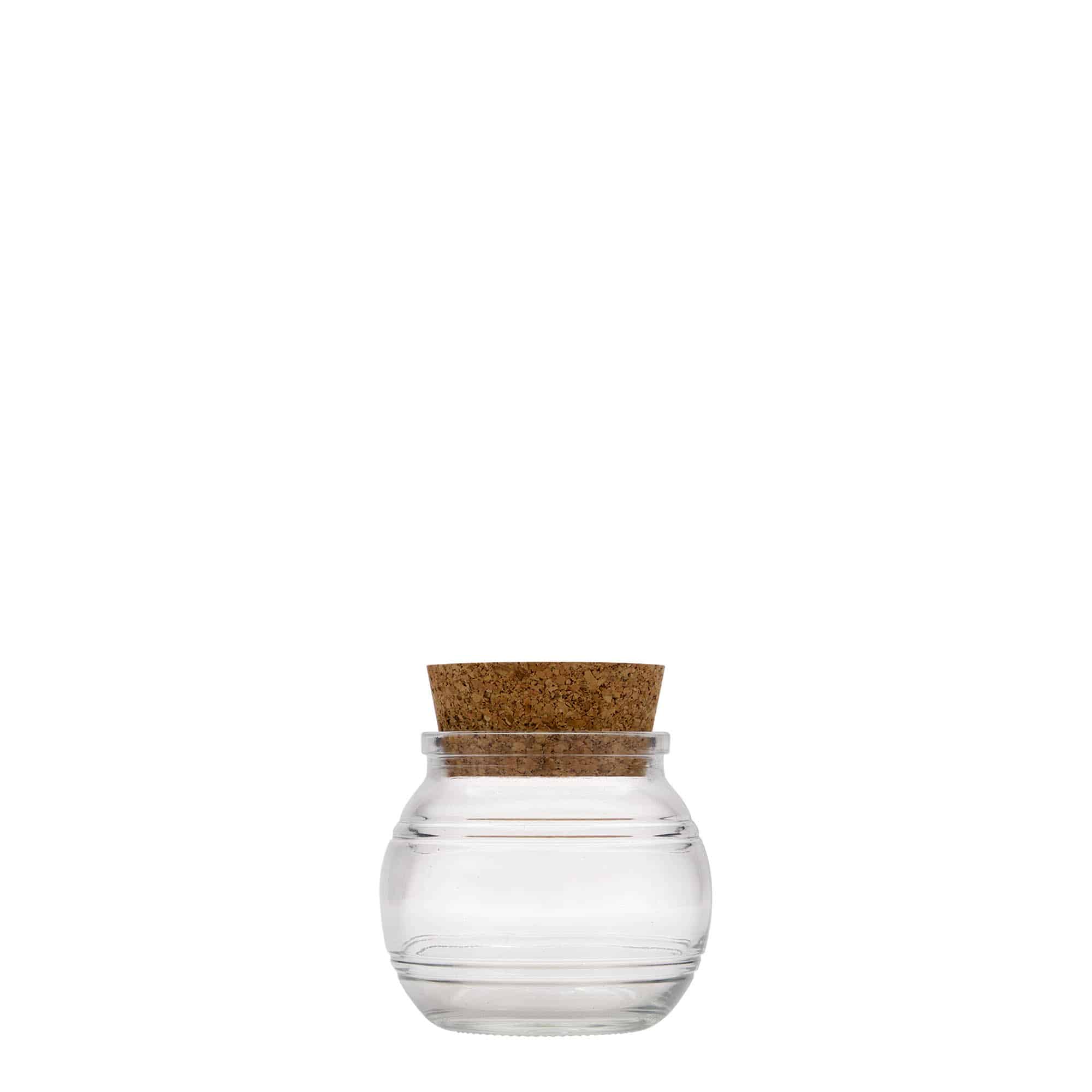 Bocal avec bouchon liège 210 ml « Jule », bouchage: bouchon