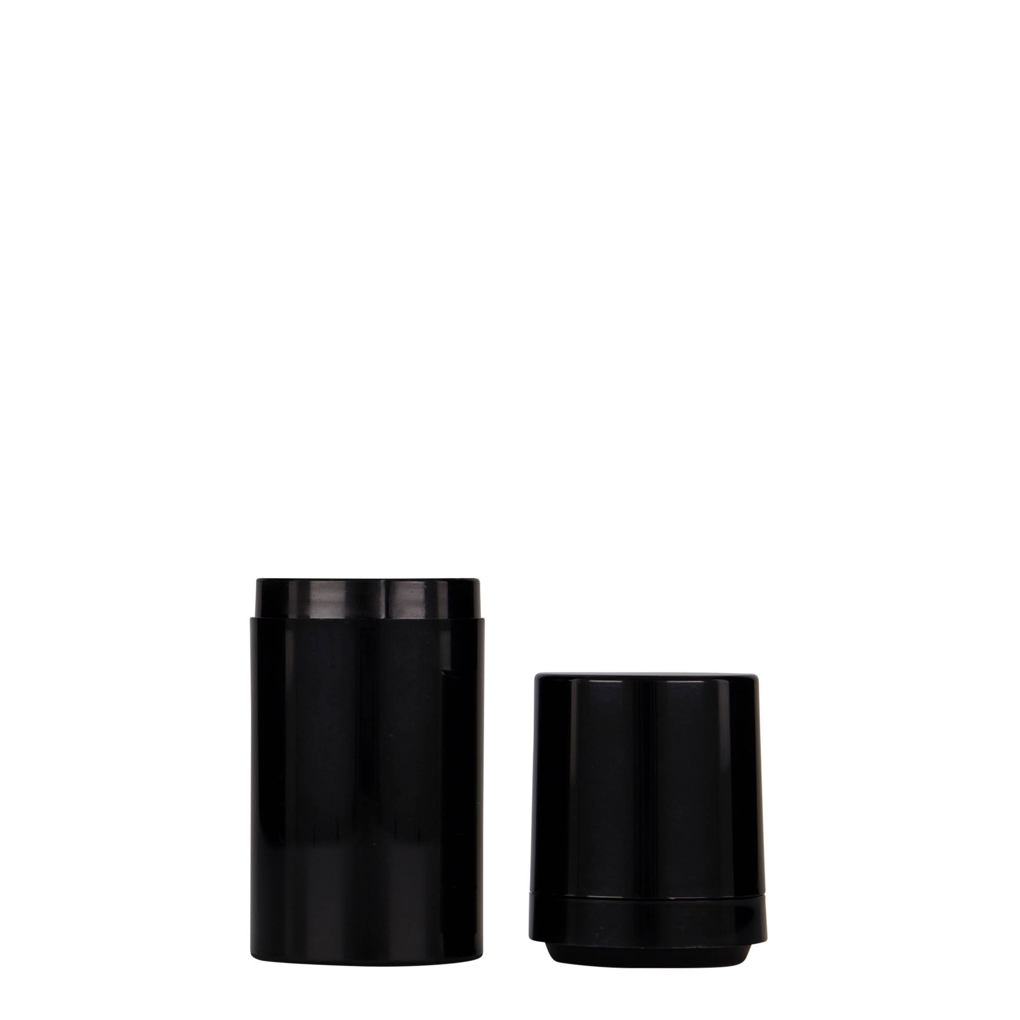 Flacon airless 30 ml 'Mezzo', plastique PP, noir Flacon airless 30 ml 'Mezzo', plastique PP, noir