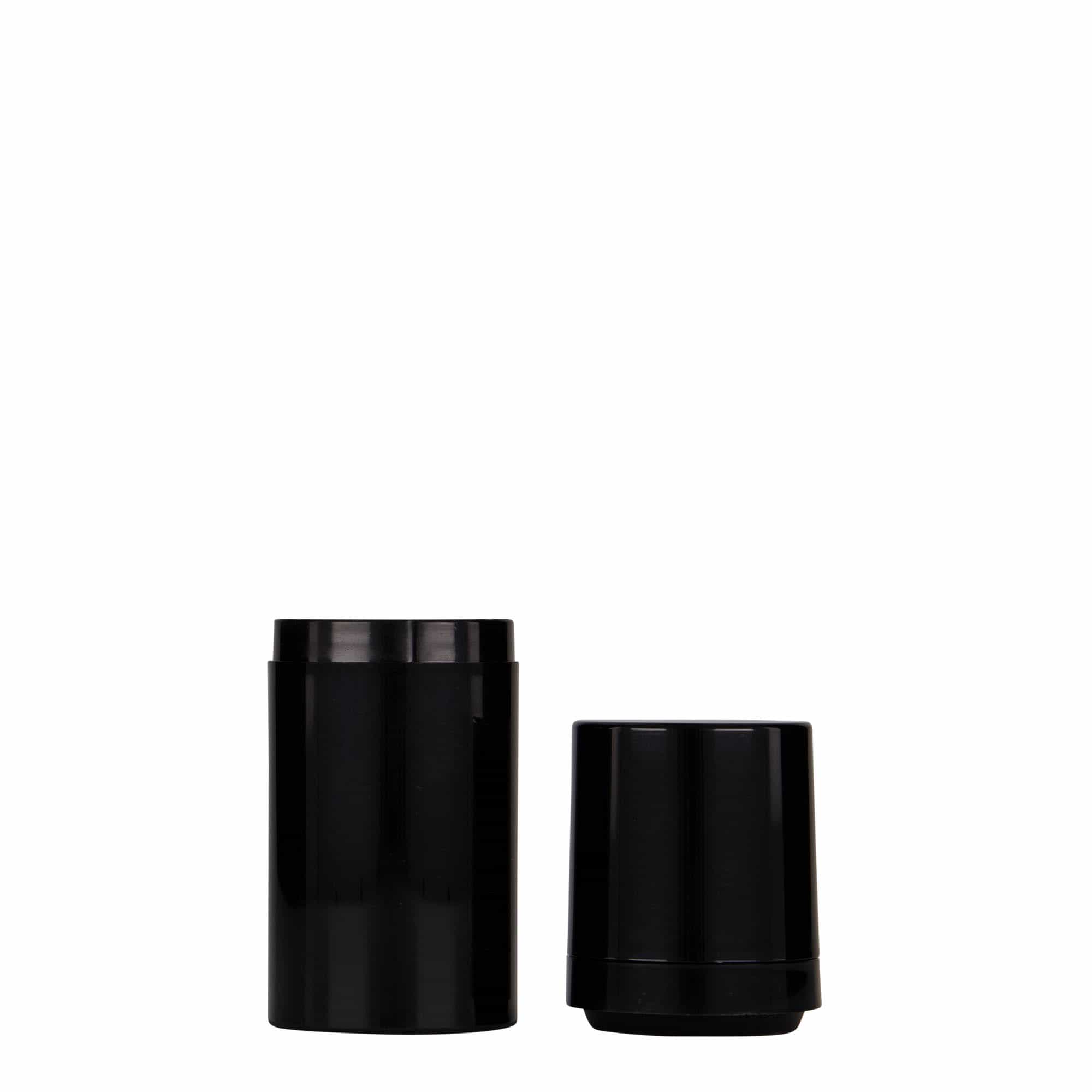 Flacon airless 30 ml 'Mezzo', plastique PP, noir