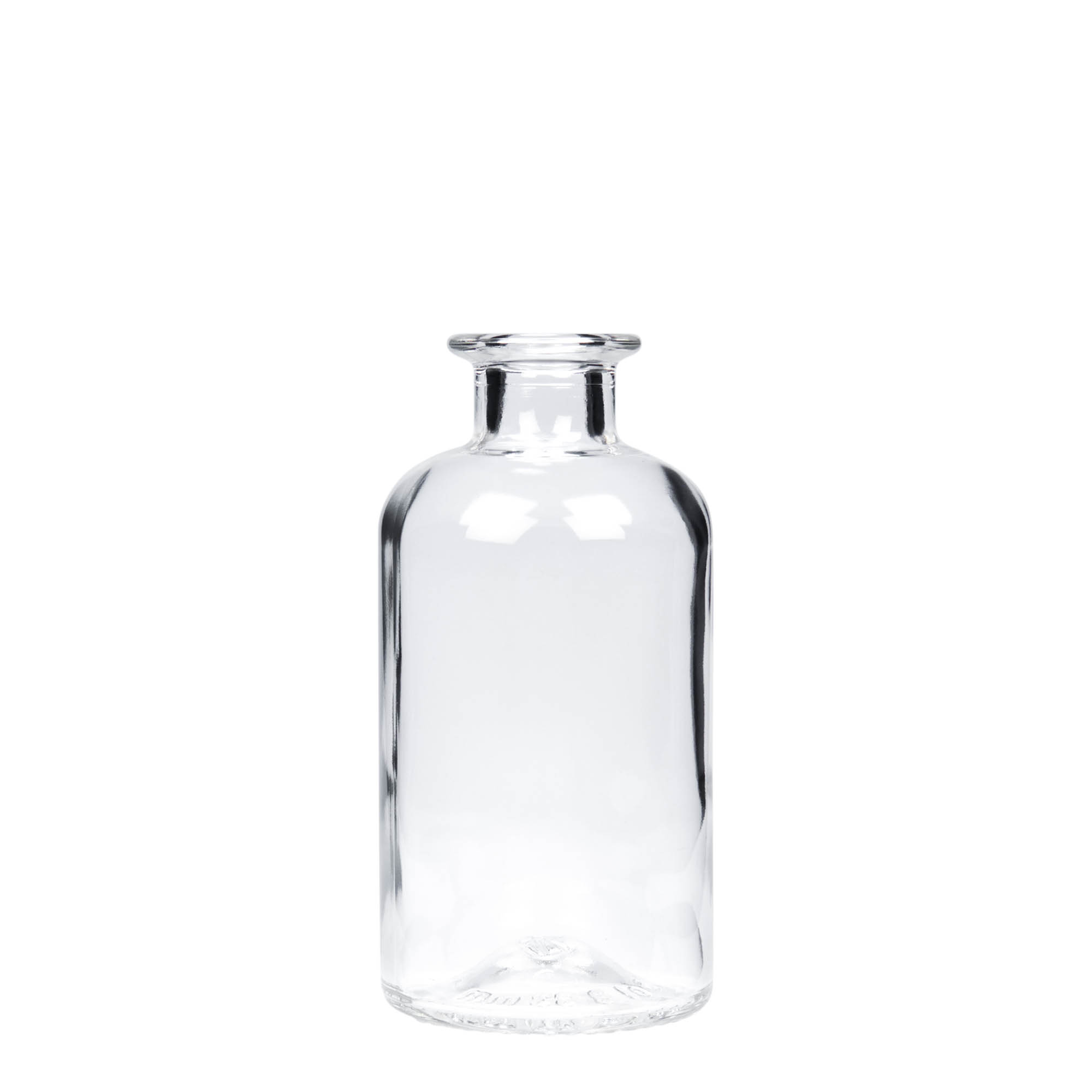 Glazen fles Apotheker, 250 ml, monding: kurk